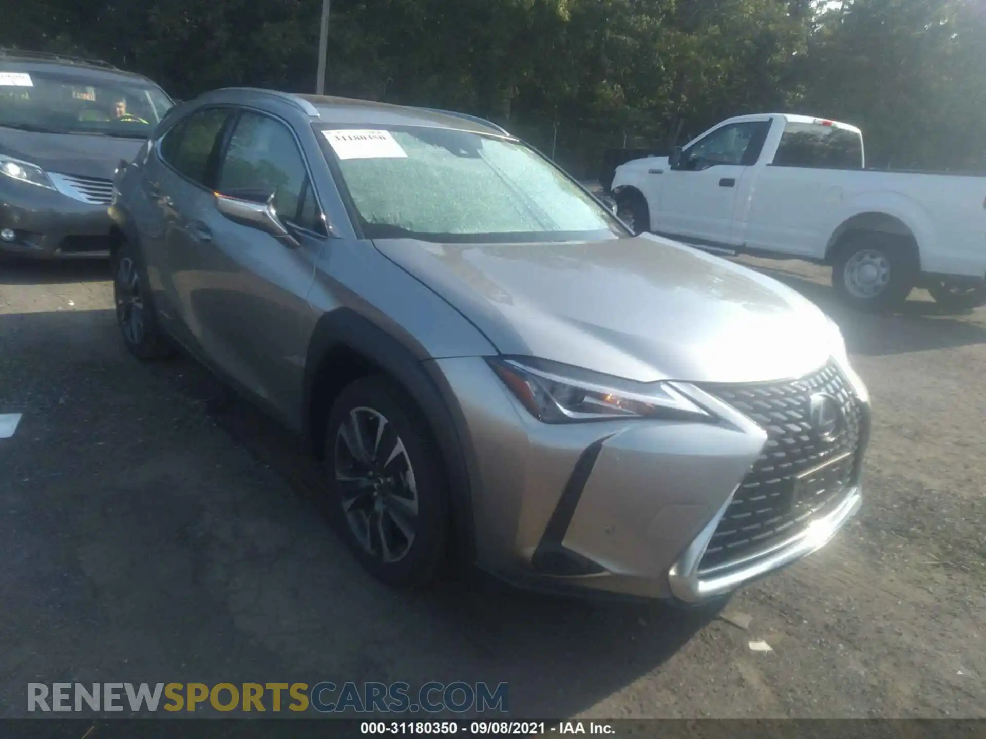1 Photograph of a damaged car JTHP9JBH2L2025826 LEXUS UX 2020