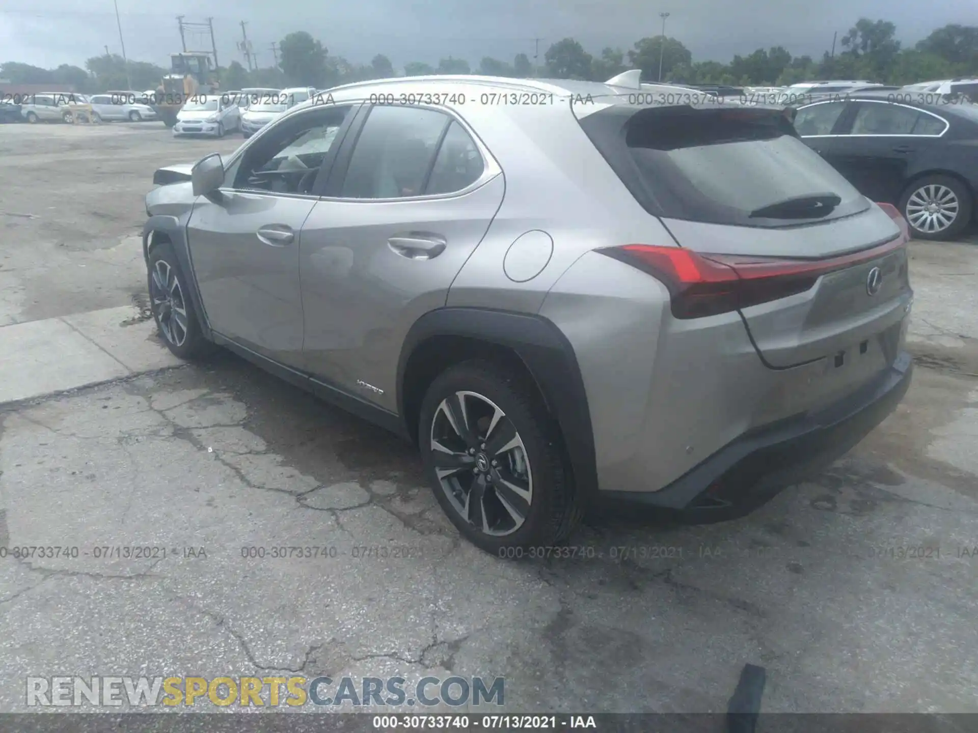 3 Photograph of a damaged car JTHP9JBH7L2032724 LEXUS UX 2020