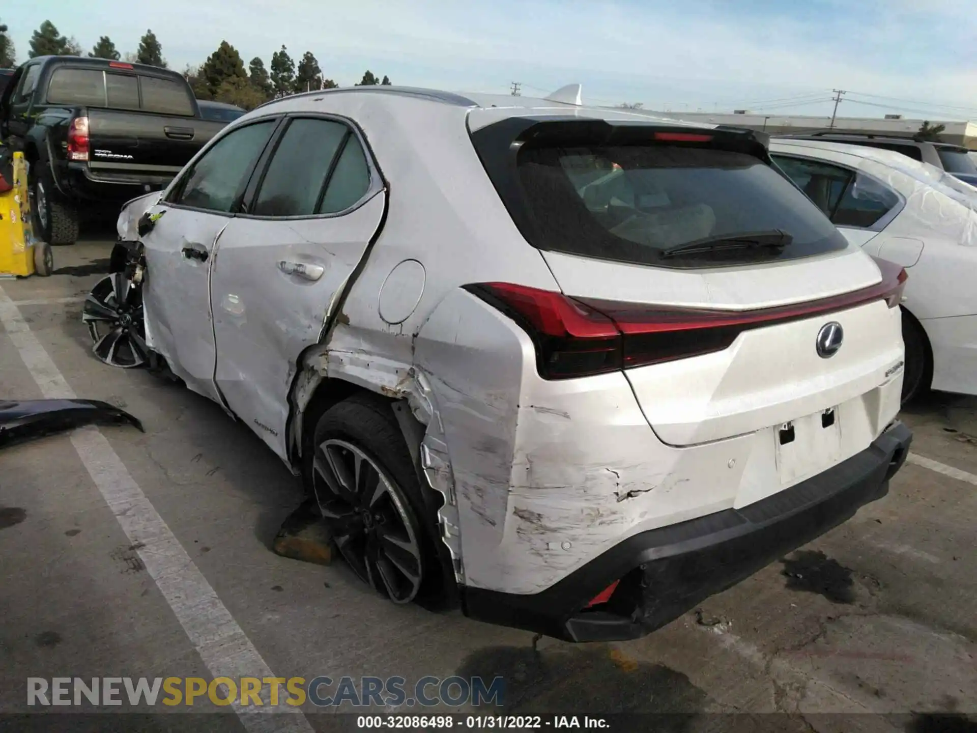 3 Photograph of a damaged car JTHP9JBH9L2024110 LEXUS UX 2020