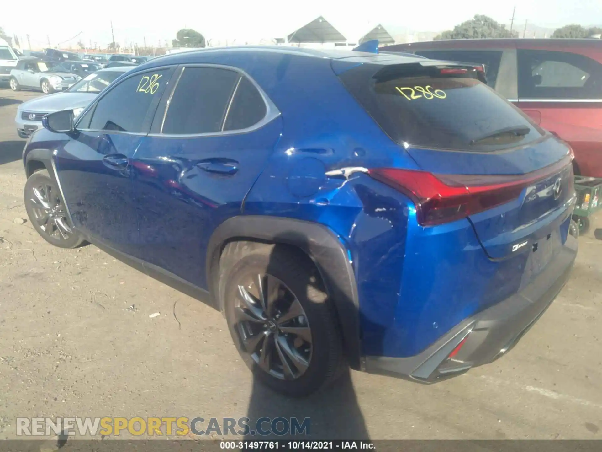 3 Photograph of a damaged car JTHR3JBH8L2021354 LEXUS UX 2020