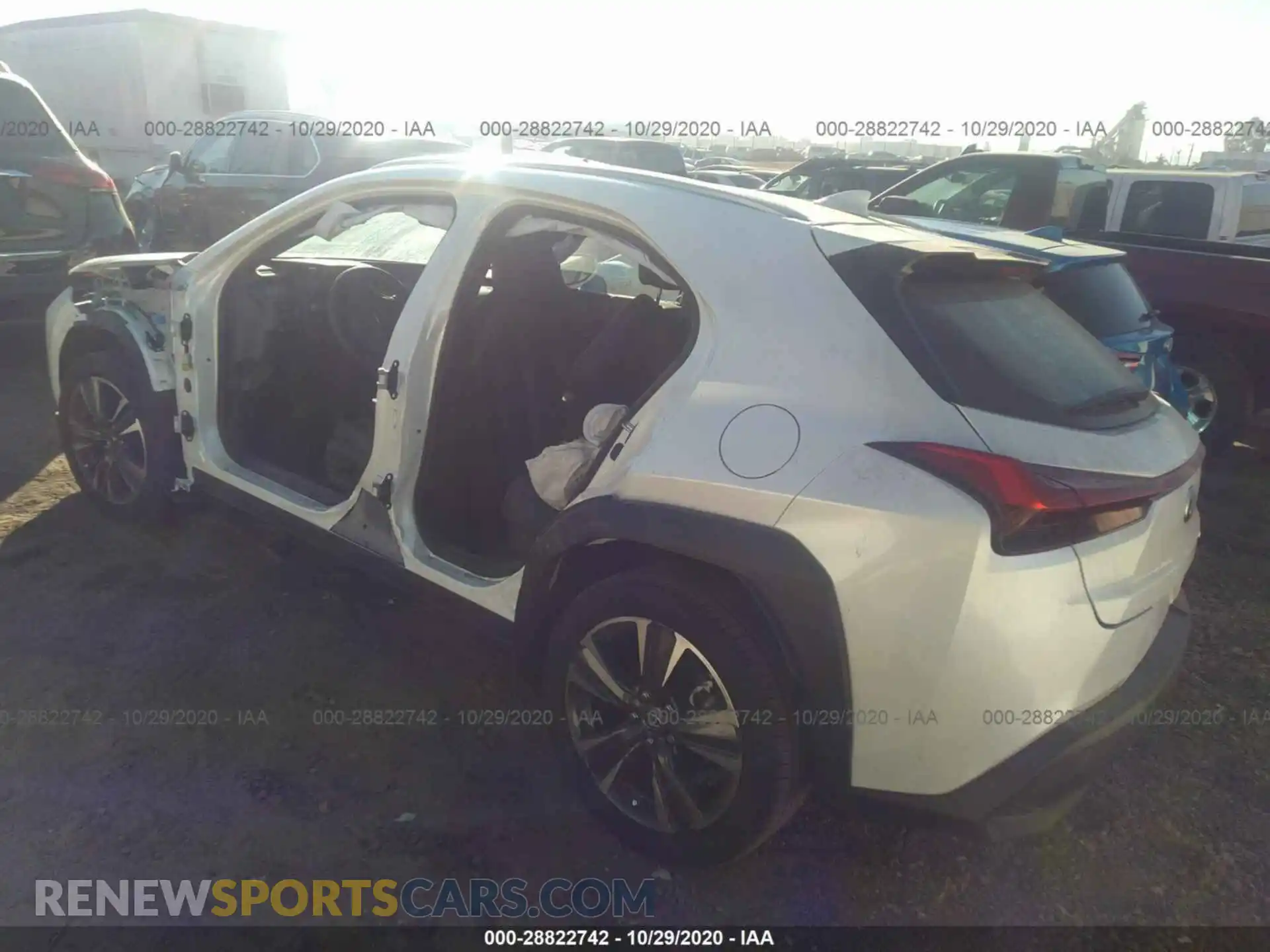 3 Photograph of a damaged car JTHX9JBH4L2030235 LEXUS UX 2020