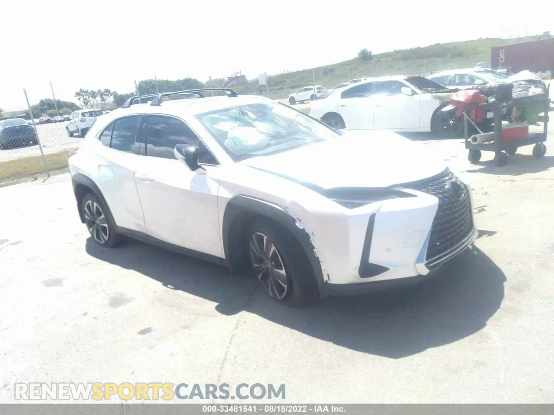 1 fotografías del automóvil dañado JTHP3JBH9M2037636 LEXUS UX 2021