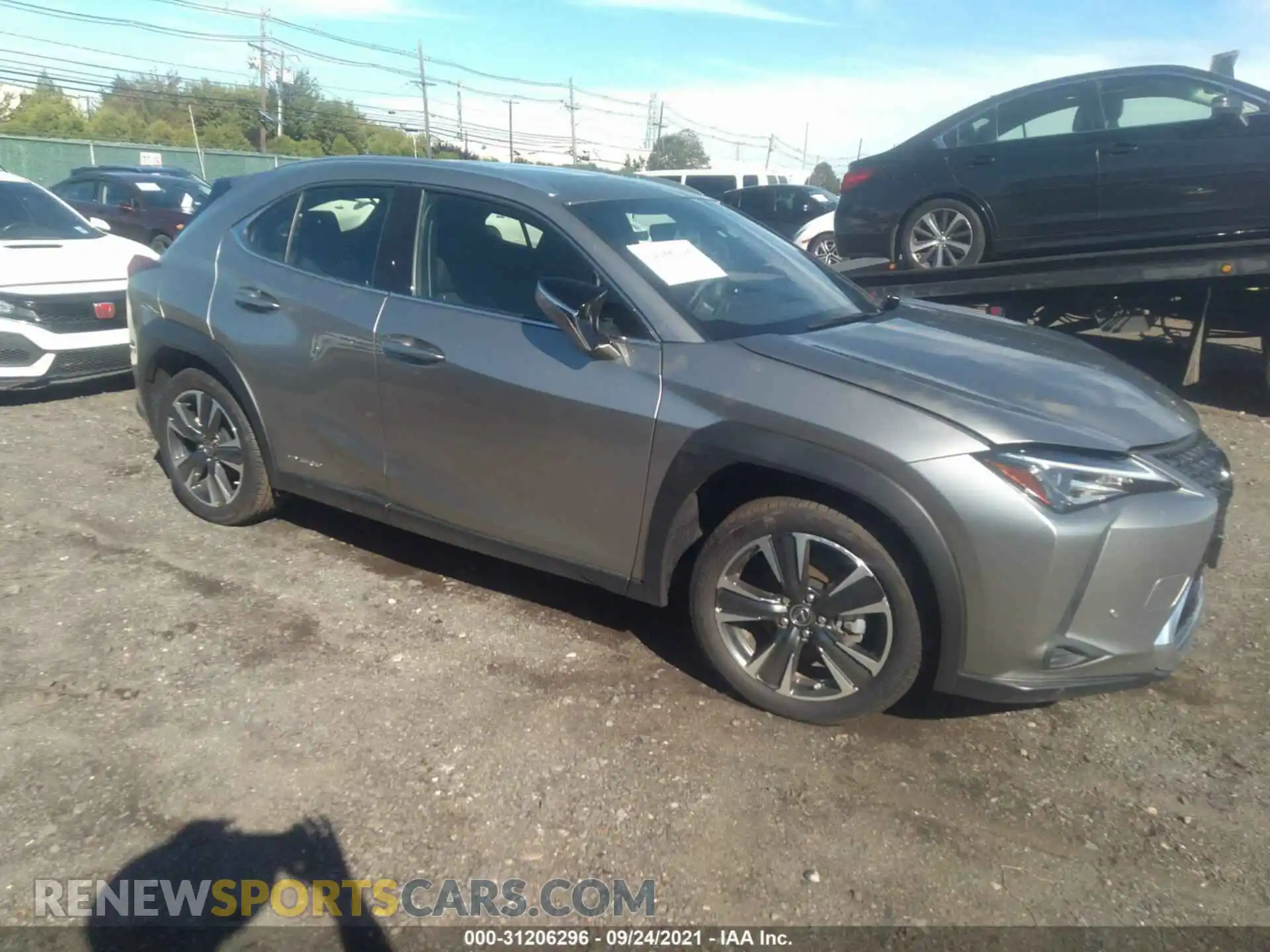 1 Photograph of a damaged car JTHP9JBHXM2038597 LEXUS UX 2021