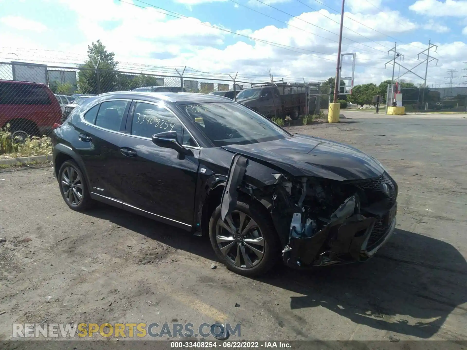 1 Photograph of a damaged car JTHR9JBH6M2037925 LEXUS UX 2021