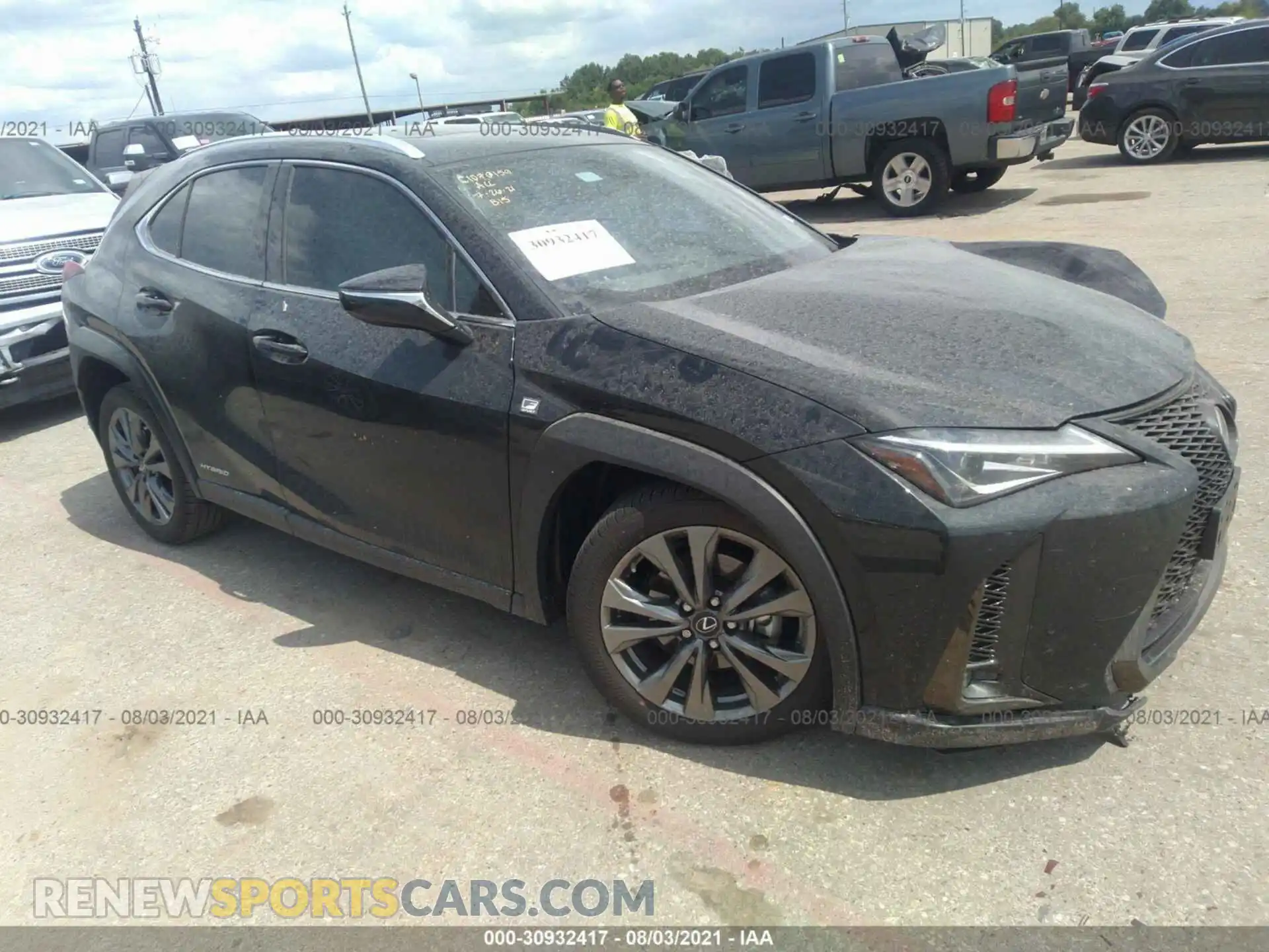 1 fotografías del automóvil dañado JTHR9JBH8M2040177 LEXUS UX 2021