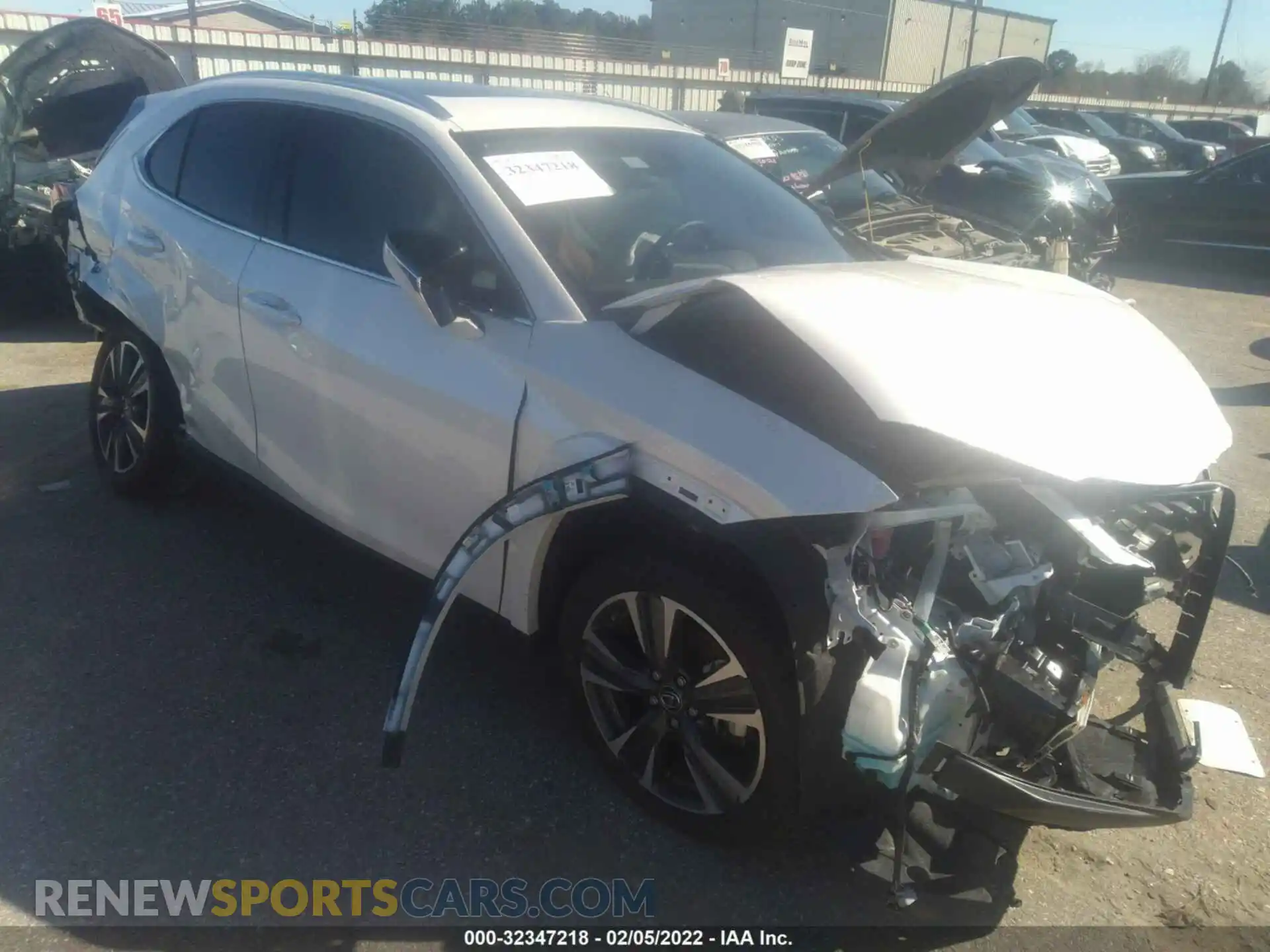 1 Photograph of a damaged car JTHP3JBH7N2046126 LEXUS UX 2022