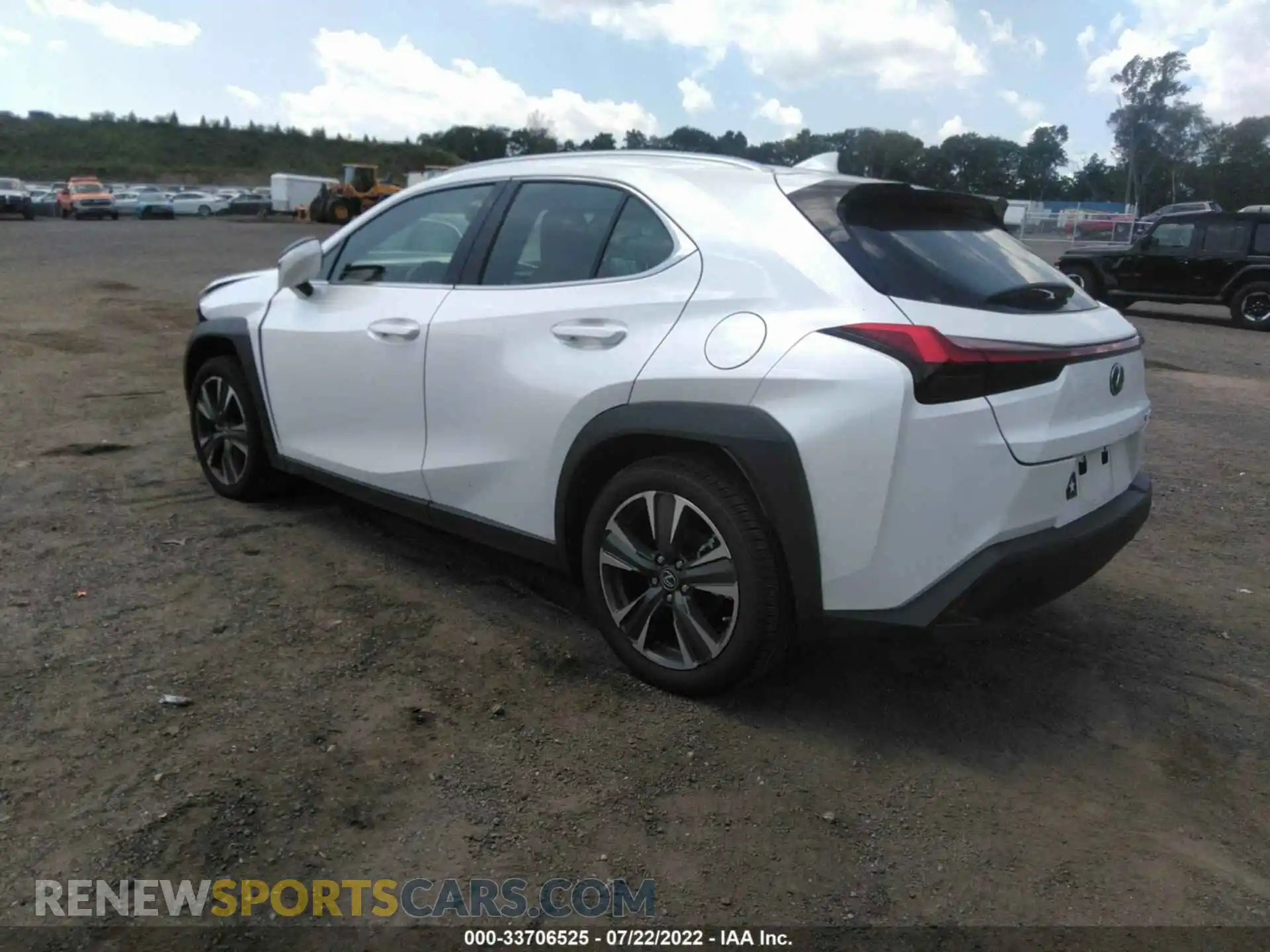 3 Photograph of a damaged car JTHX3JBH1N2051662 LEXUS UX 2022