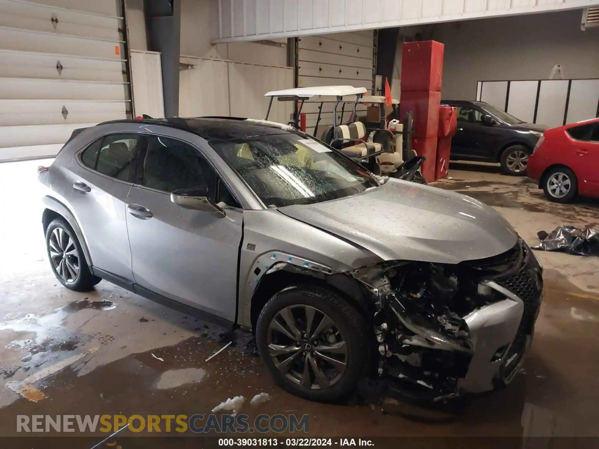 1 Photograph of a damaged car JTHB9JBH1R2073420 LEXUS UX 2024