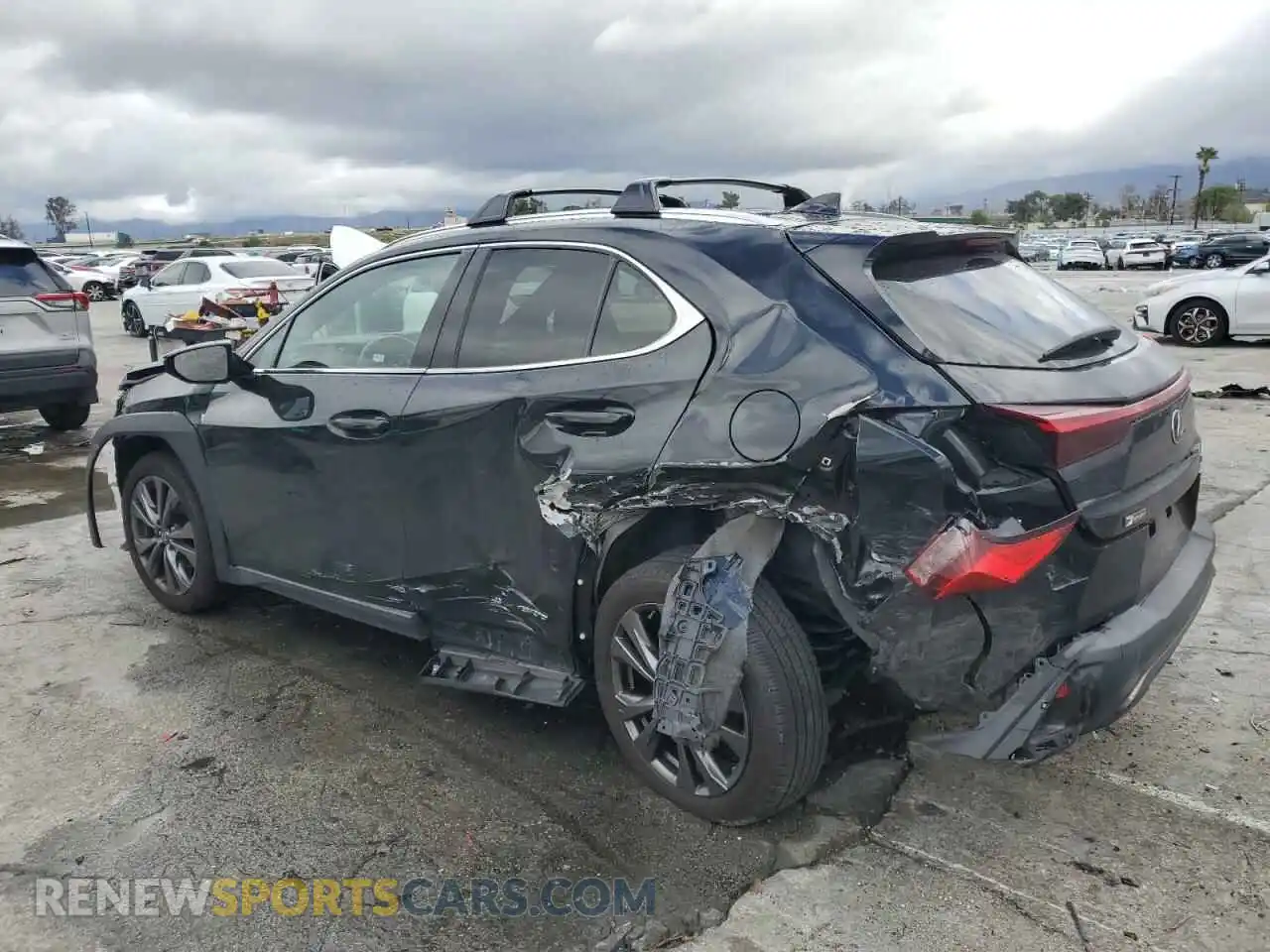 2 Photograph of a damaged car JTHU9JBH0K2019248 LEXUS UX 250H 2019