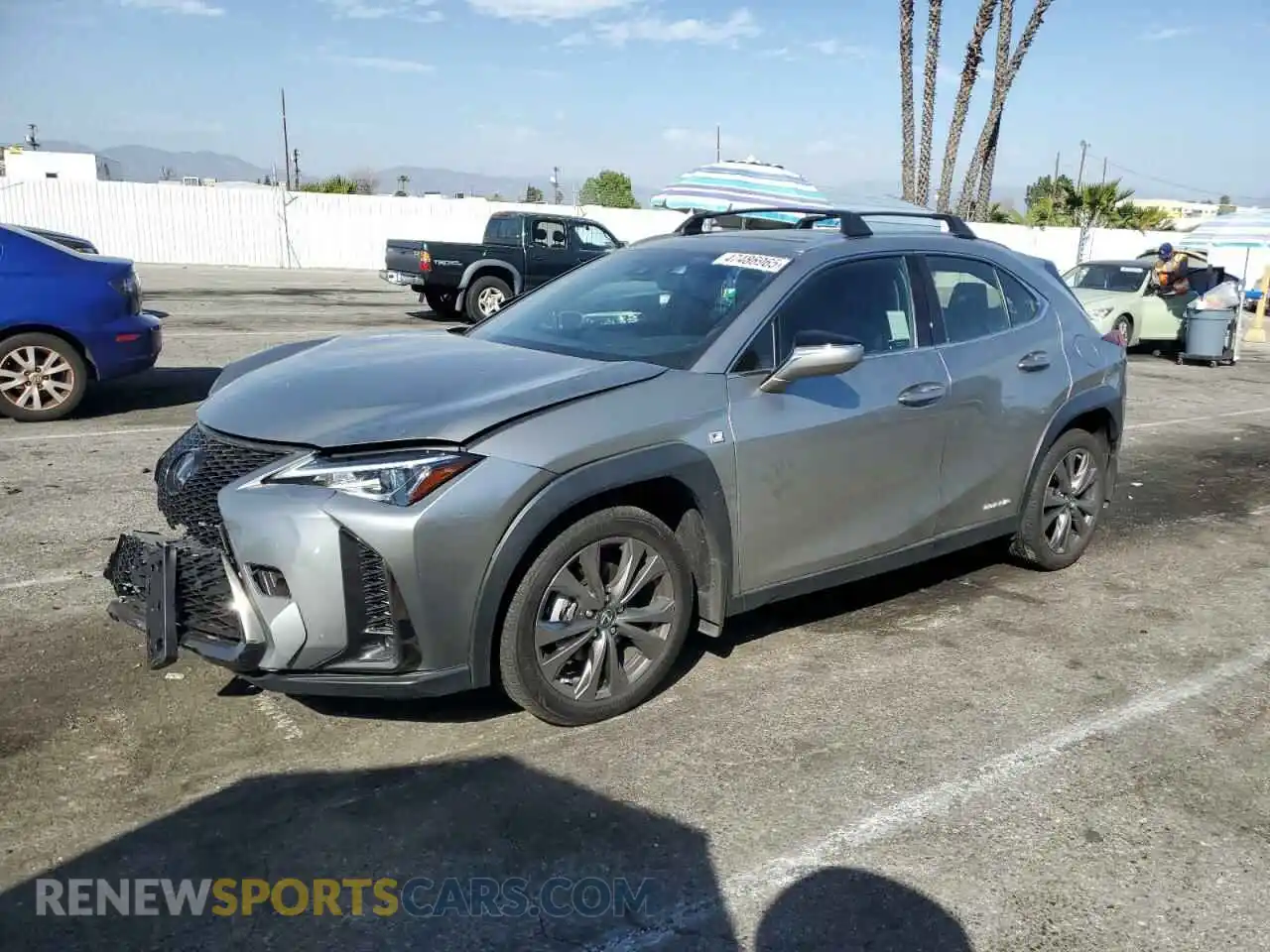 1 Photograph of a damaged car JTHU9JBH2K2001124 LEXUS UX 250H 2019