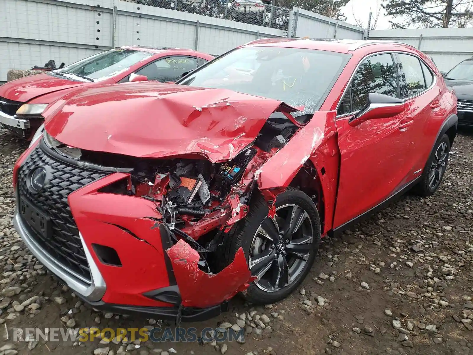 2 Photograph of a damaged car JTHU9JBH2K2005304 LEXUS UX 250H 2019