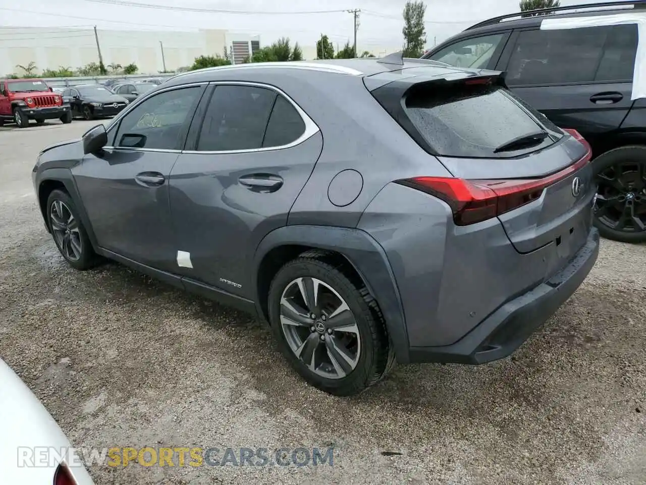 2 Photograph of a damaged car JTHU9JBH3K2003254 LEXUS UX 250H 2019