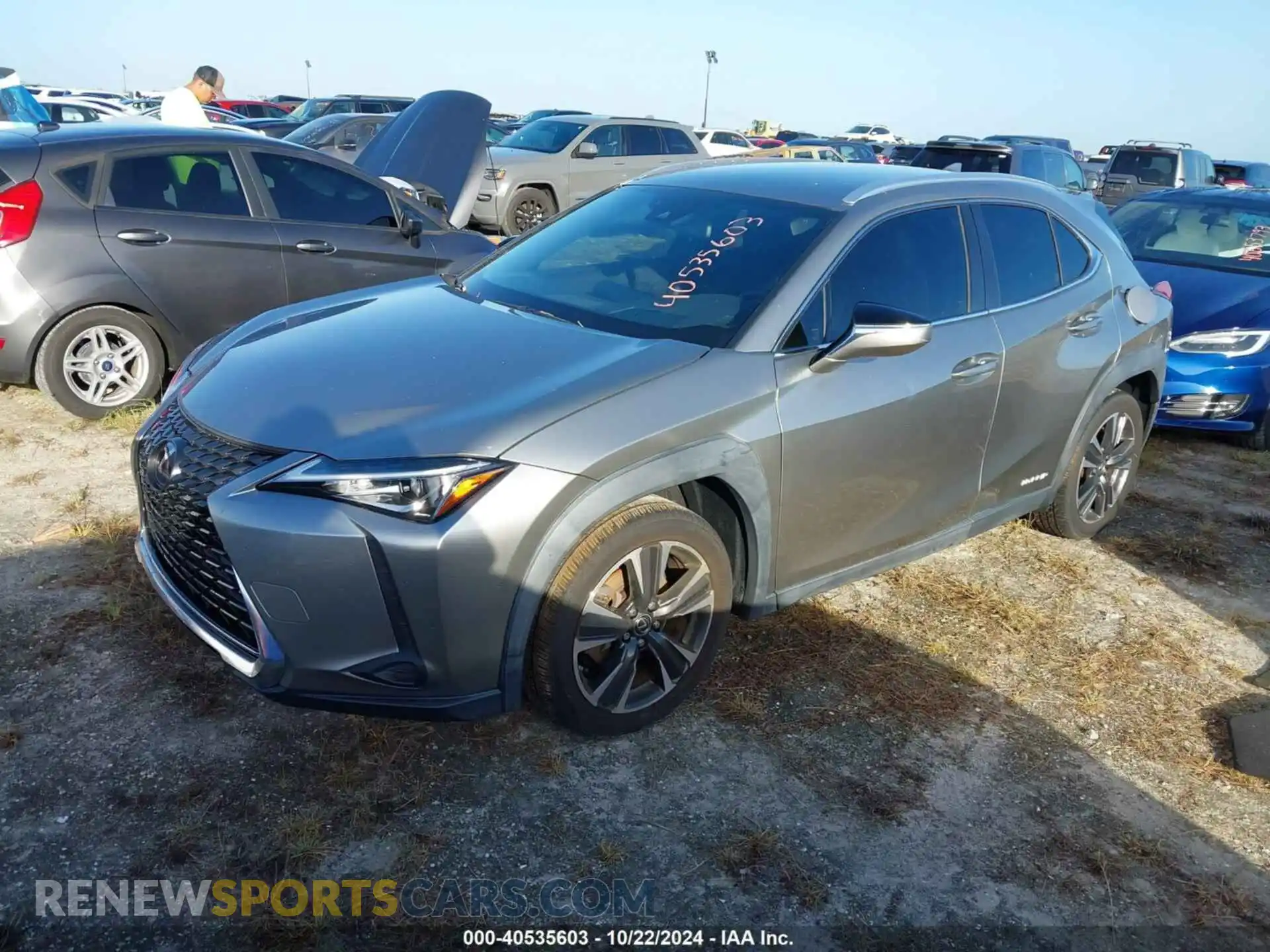 2 Photograph of a damaged car JTHU9JBH7K2017285 LEXUS UX 250H 2019