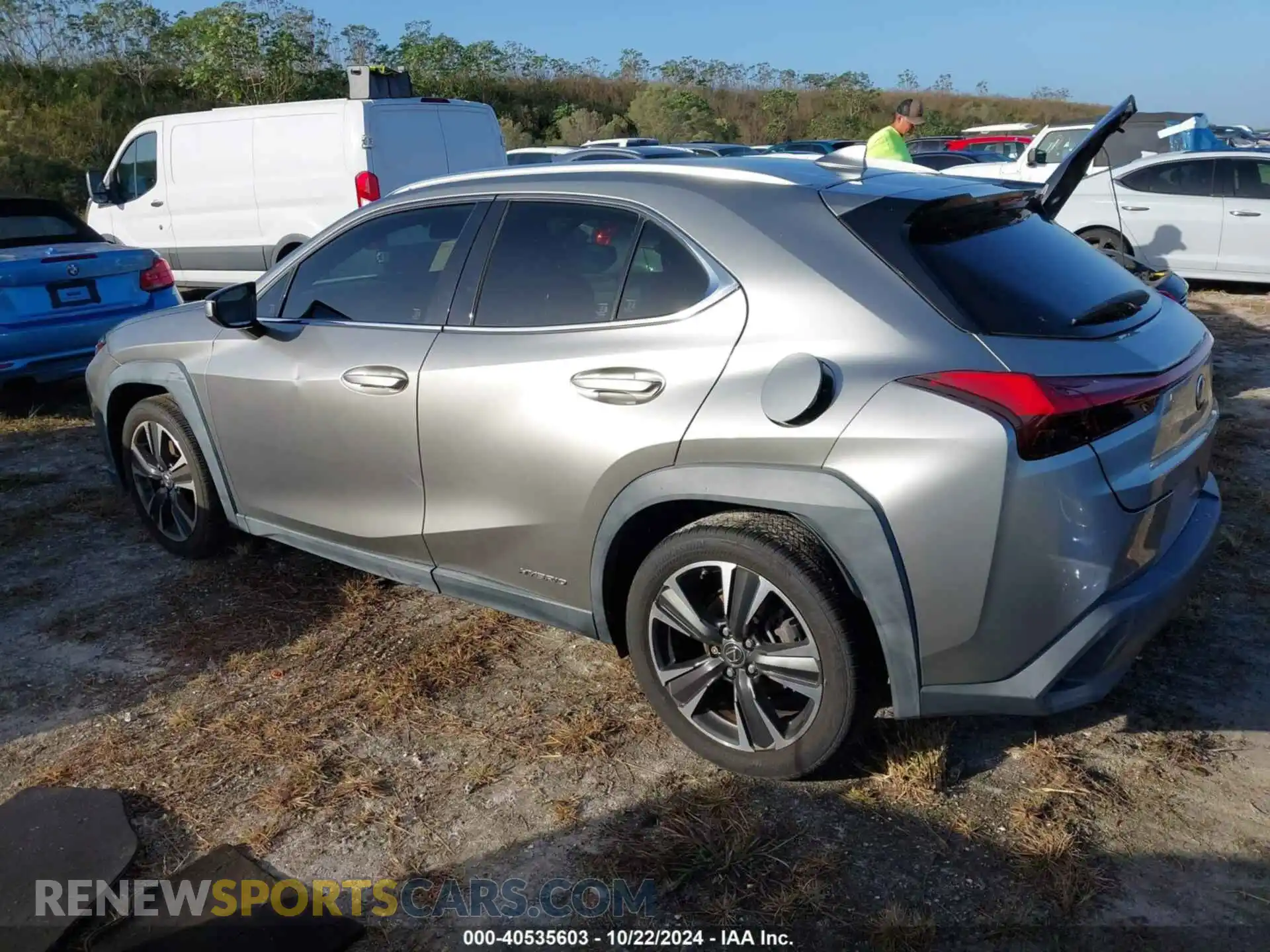 3 Photograph of a damaged car JTHU9JBH7K2017285 LEXUS UX 250H 2019