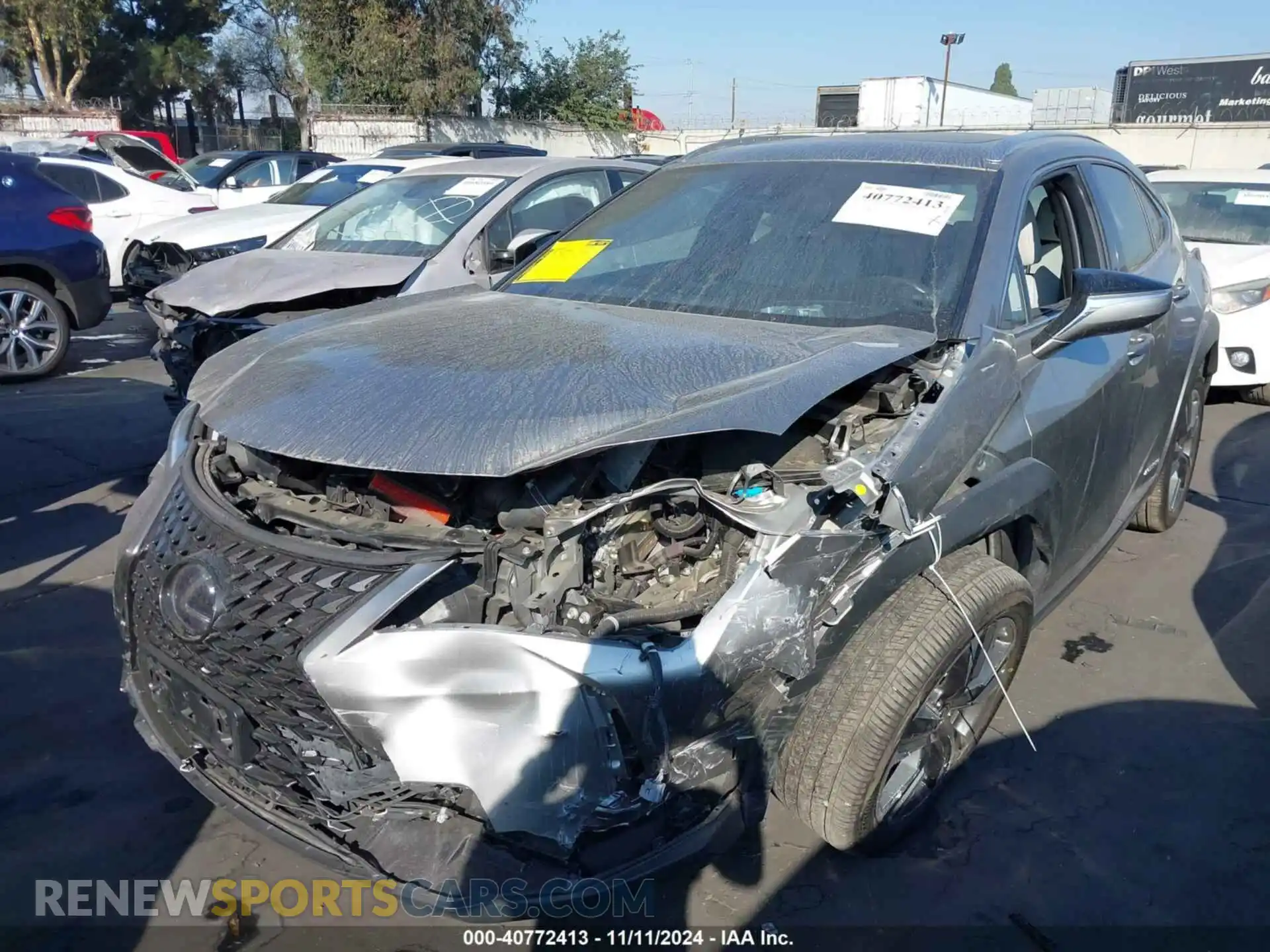 2 Photograph of a damaged car JTHU9JBH8K2015898 LEXUS UX 250H 2019