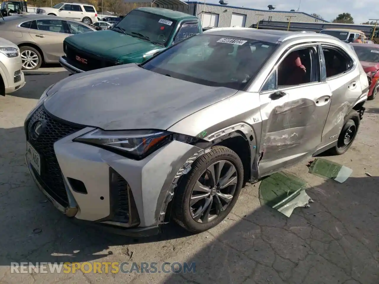 2 Photograph of a damaged car JTHU9JBH9K2002500 LEXUS UX 250H 2019