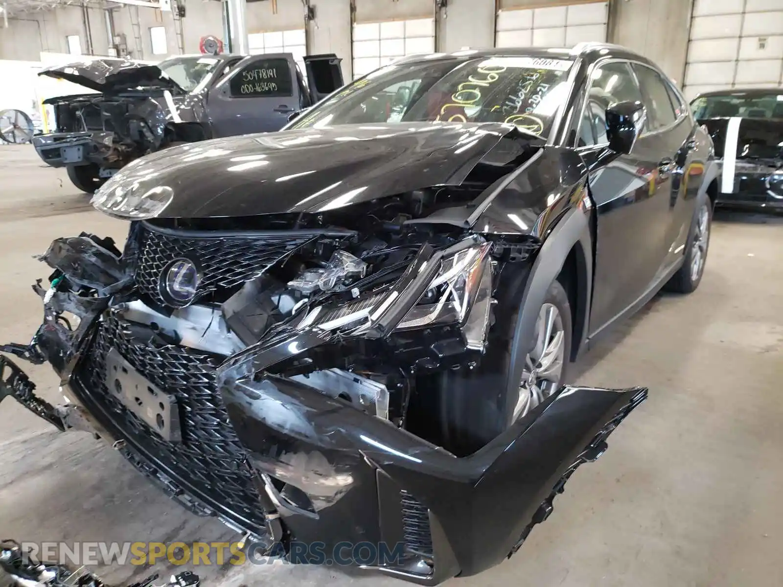 2 Photograph of a damaged car JTHU9JBH9K2017014 LEXUS UX 250H 2019