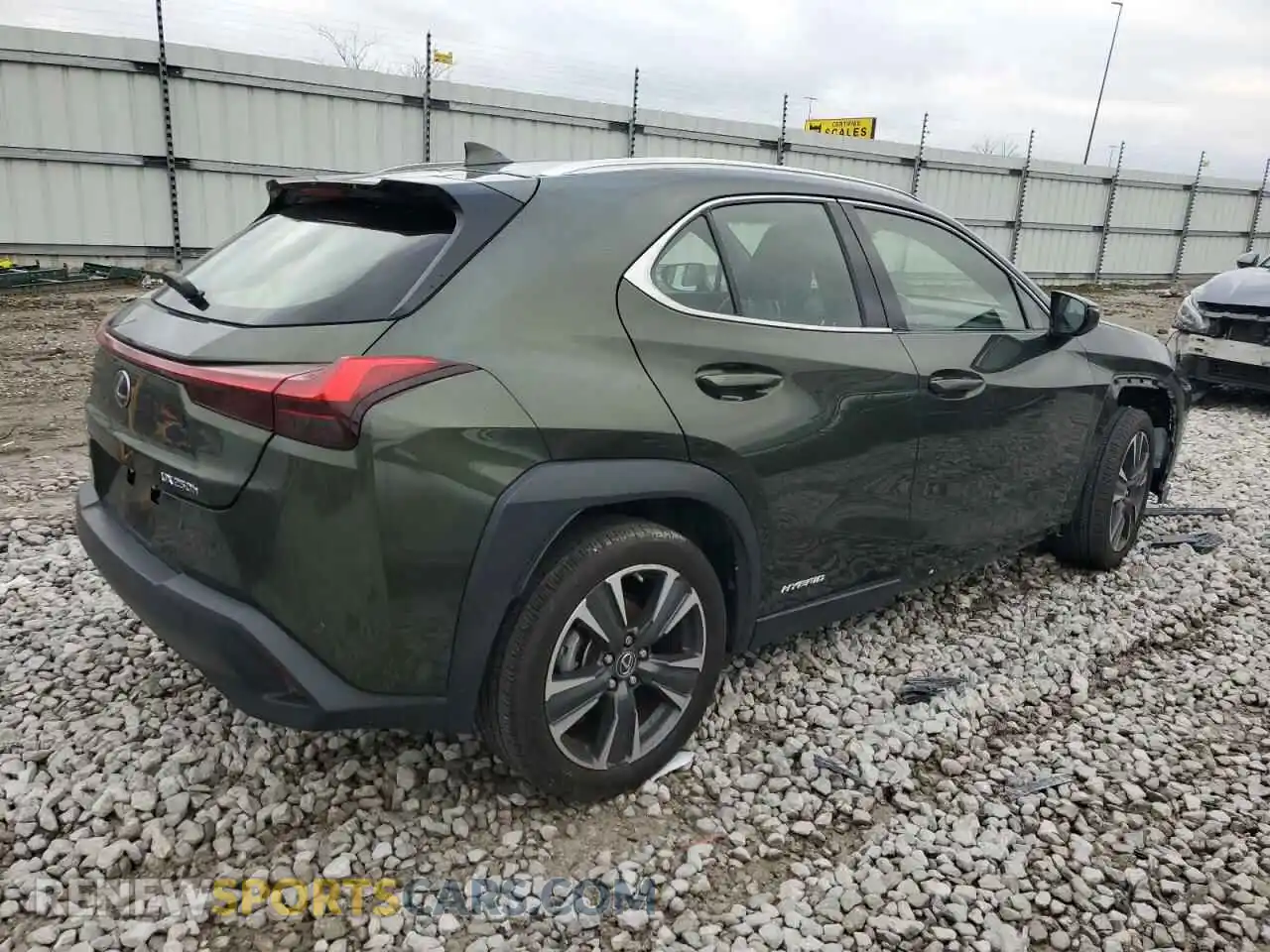 3 fotografías del automóvil dañado JTHU9JBHXK2000626 LEXUS UX 250H 2019