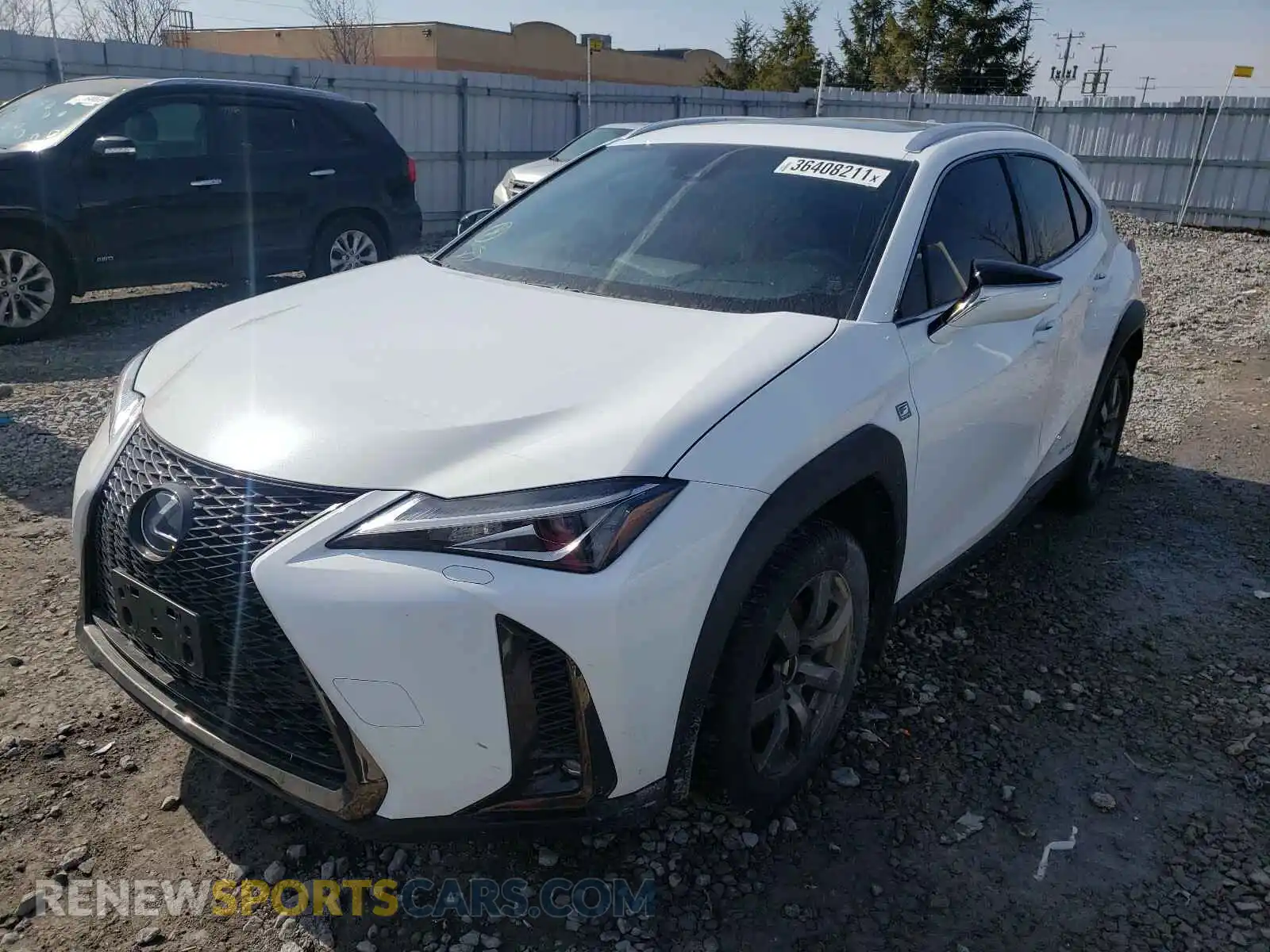 2 Photograph of a damaged car JTHU9JBHXK2017572 LEXUS UX 250H 2019