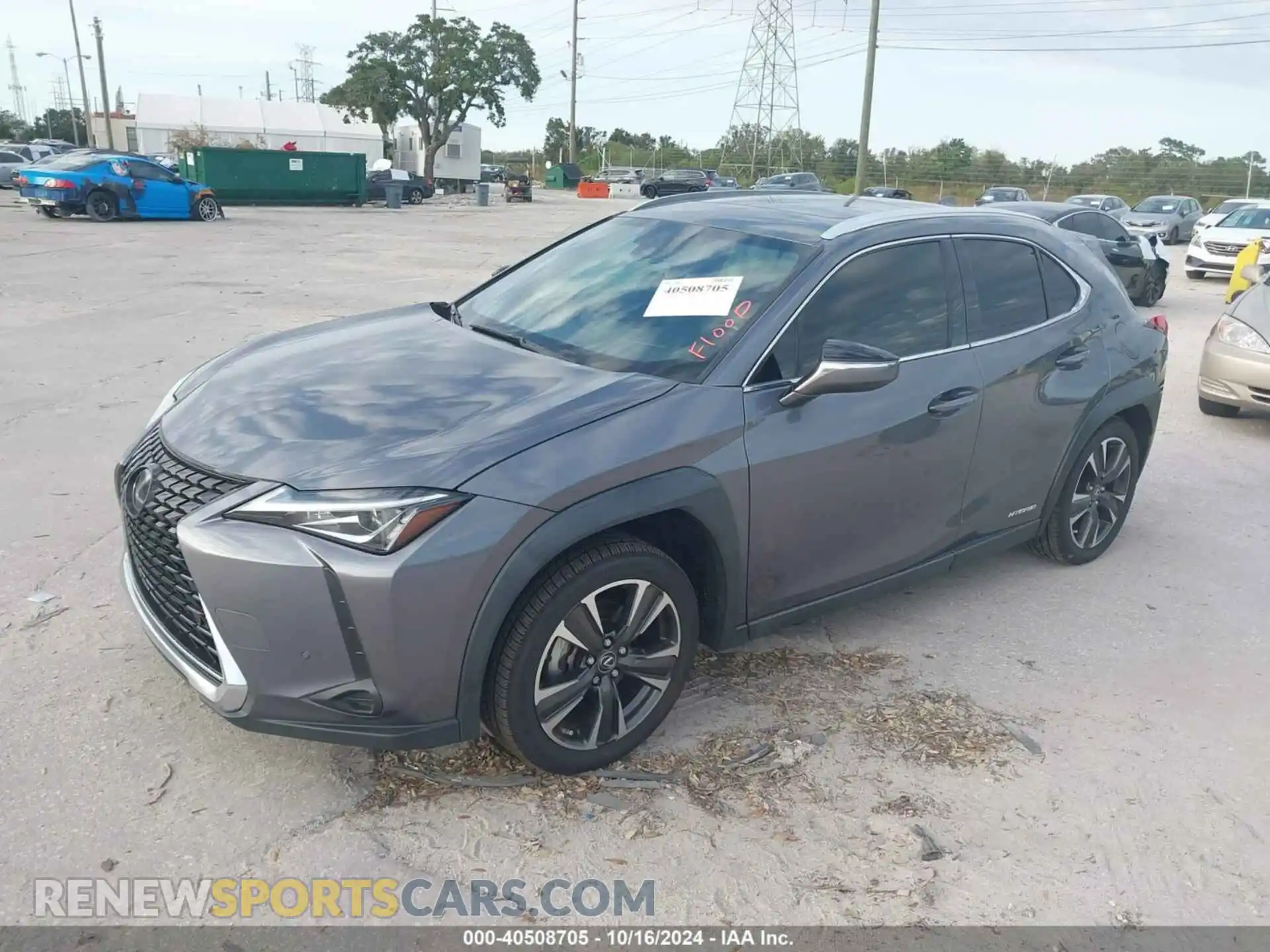 2 Photograph of a damaged car JTHP9JBH0L2024819 LEXUS UX 250H 2020