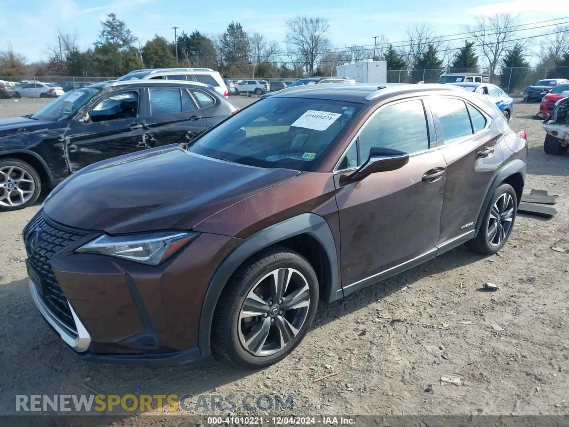 2 Фотография поврежденного автомобиля JTHP9JBH0L2025209 LEXUS UX 250H 2020