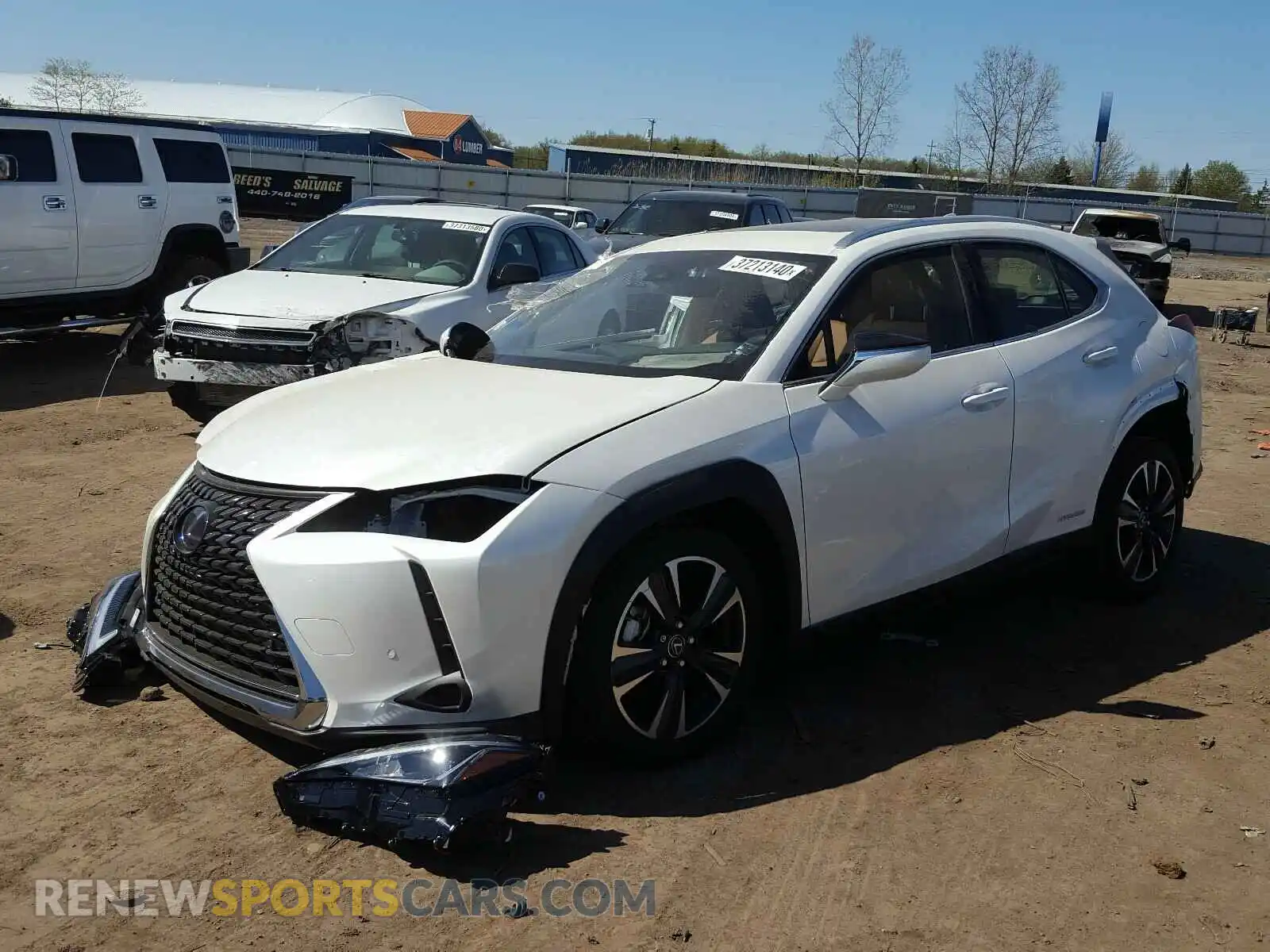 2 Photograph of a damaged car JTHP9JBH0L2027171 LEXUS UX 250H 2020