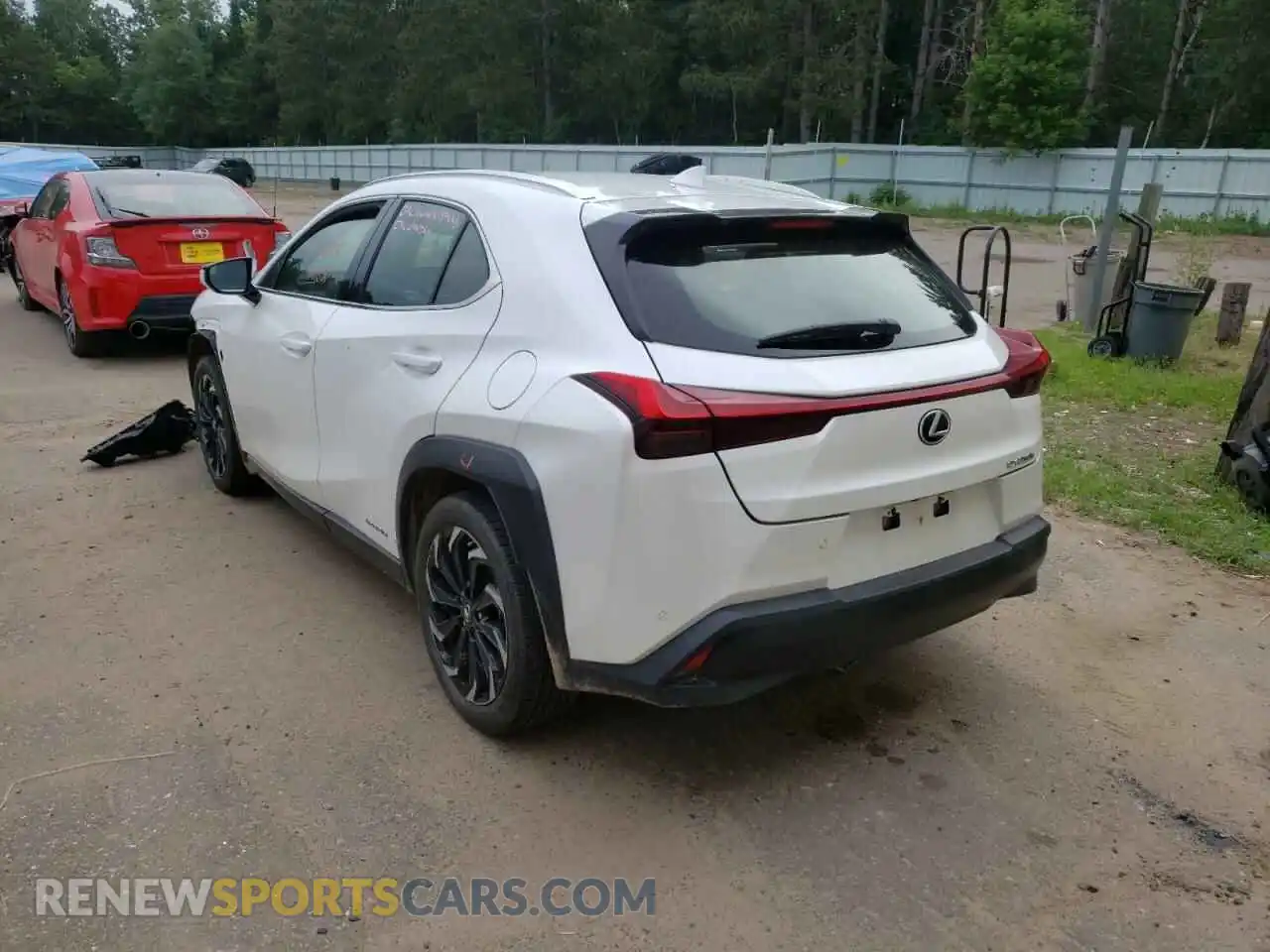 3 Photograph of a damaged car JTHP9JBH0L2031771 LEXUS UX 250H 2020