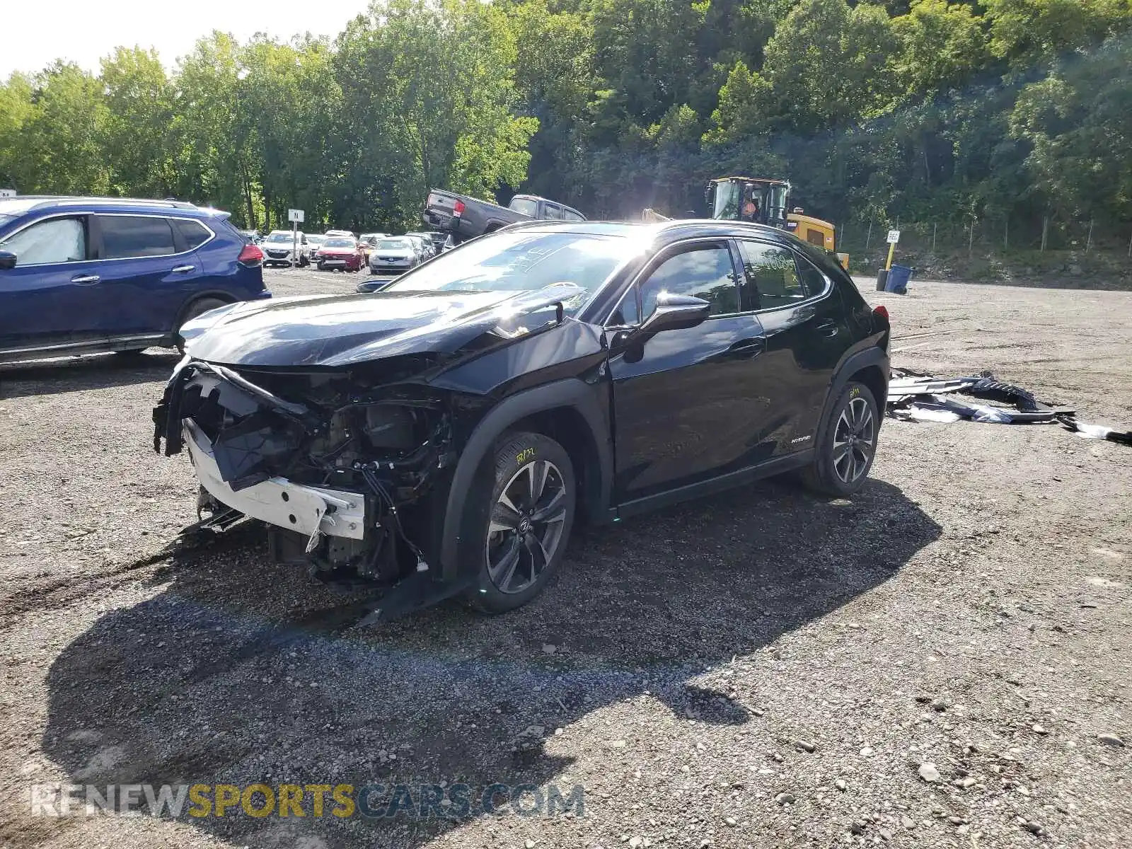 2 Photograph of a damaged car JTHP9JBH1L2020875 LEXUS UX 250H 2020