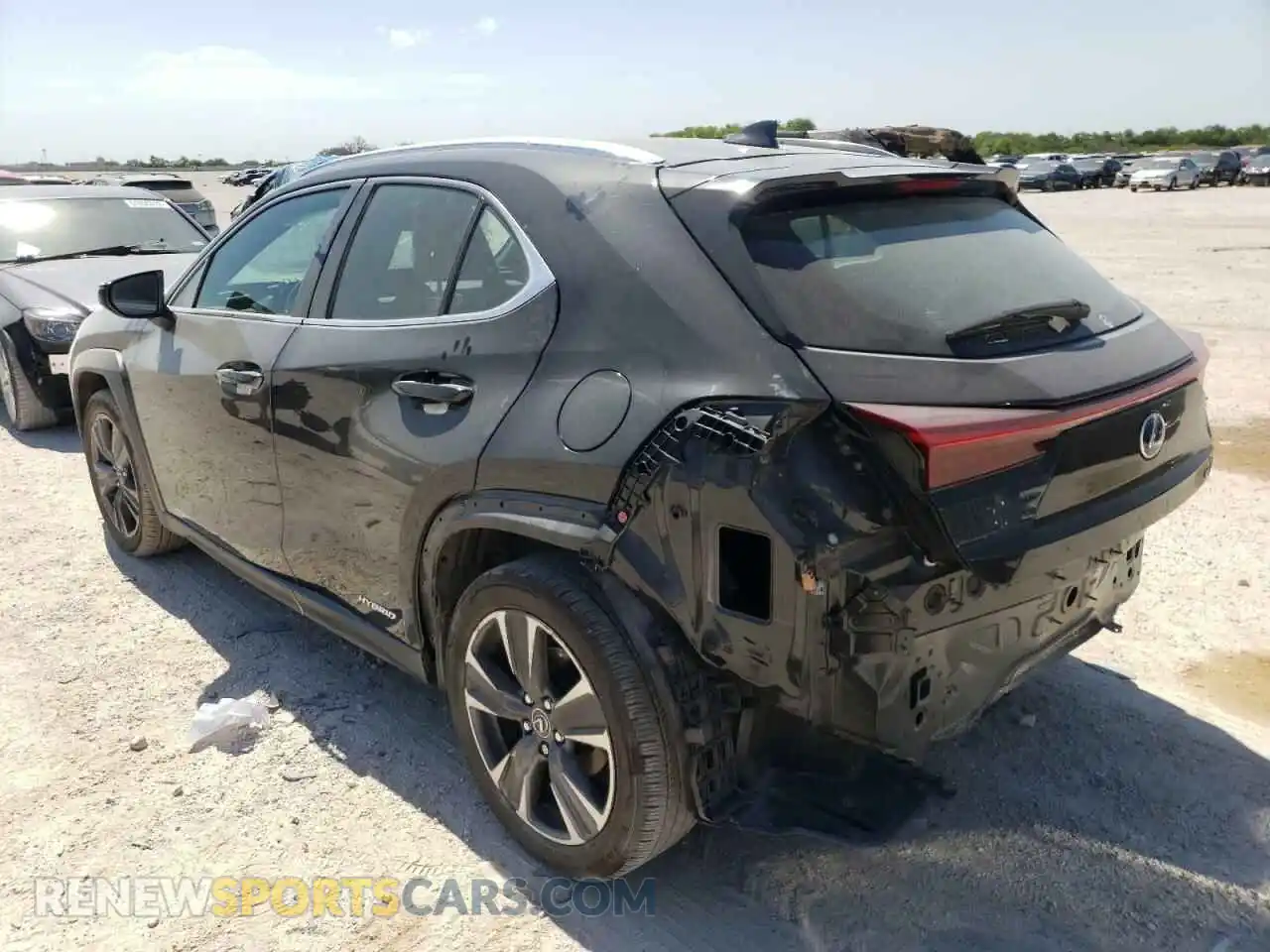 3 Photograph of a damaged car JTHP9JBH2L2032419 LEXUS UX 250H 2020