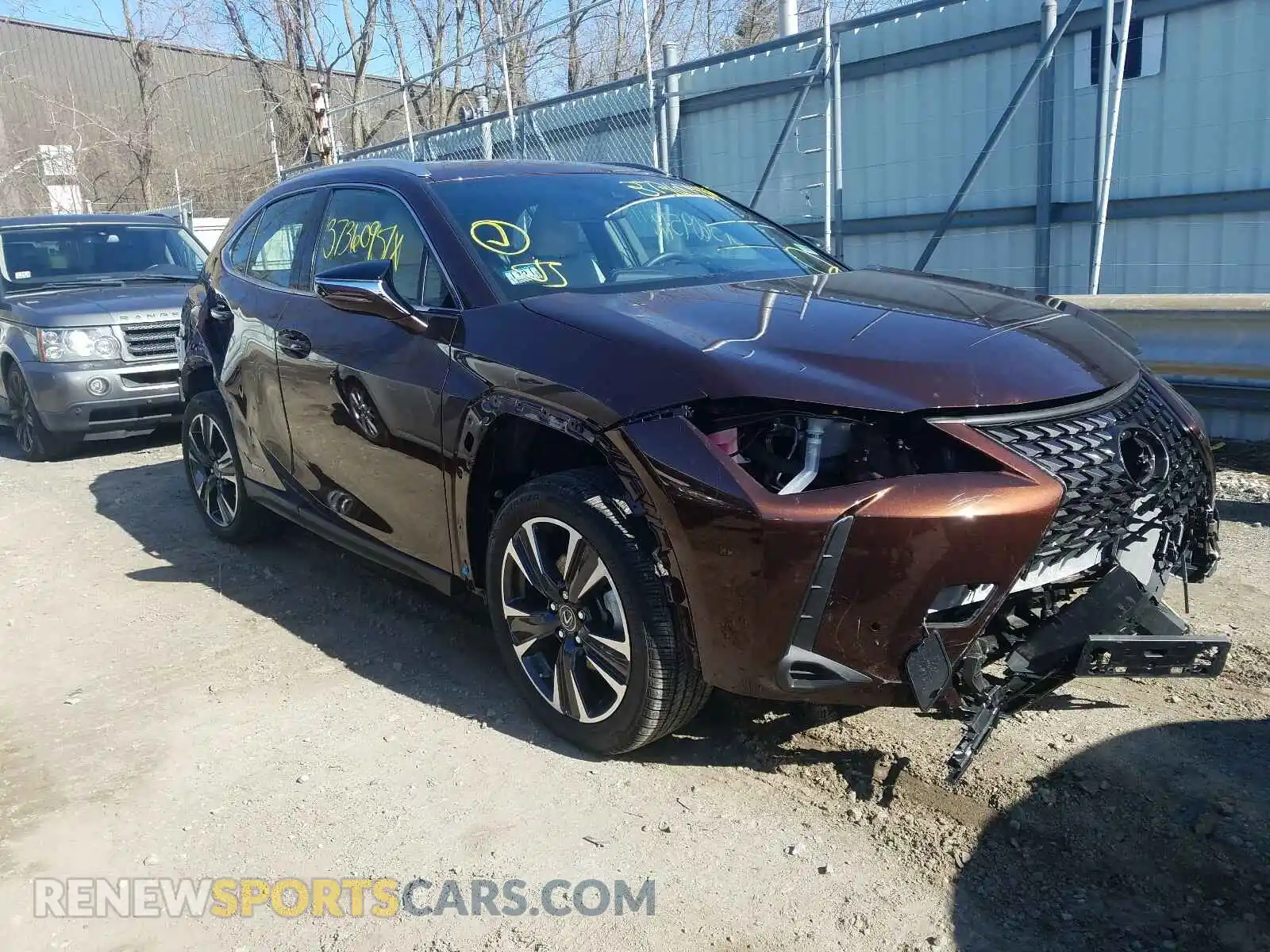 1 Photograph of a damaged car JTHP9JBH4L2033605 LEXUS UX 250H 2020