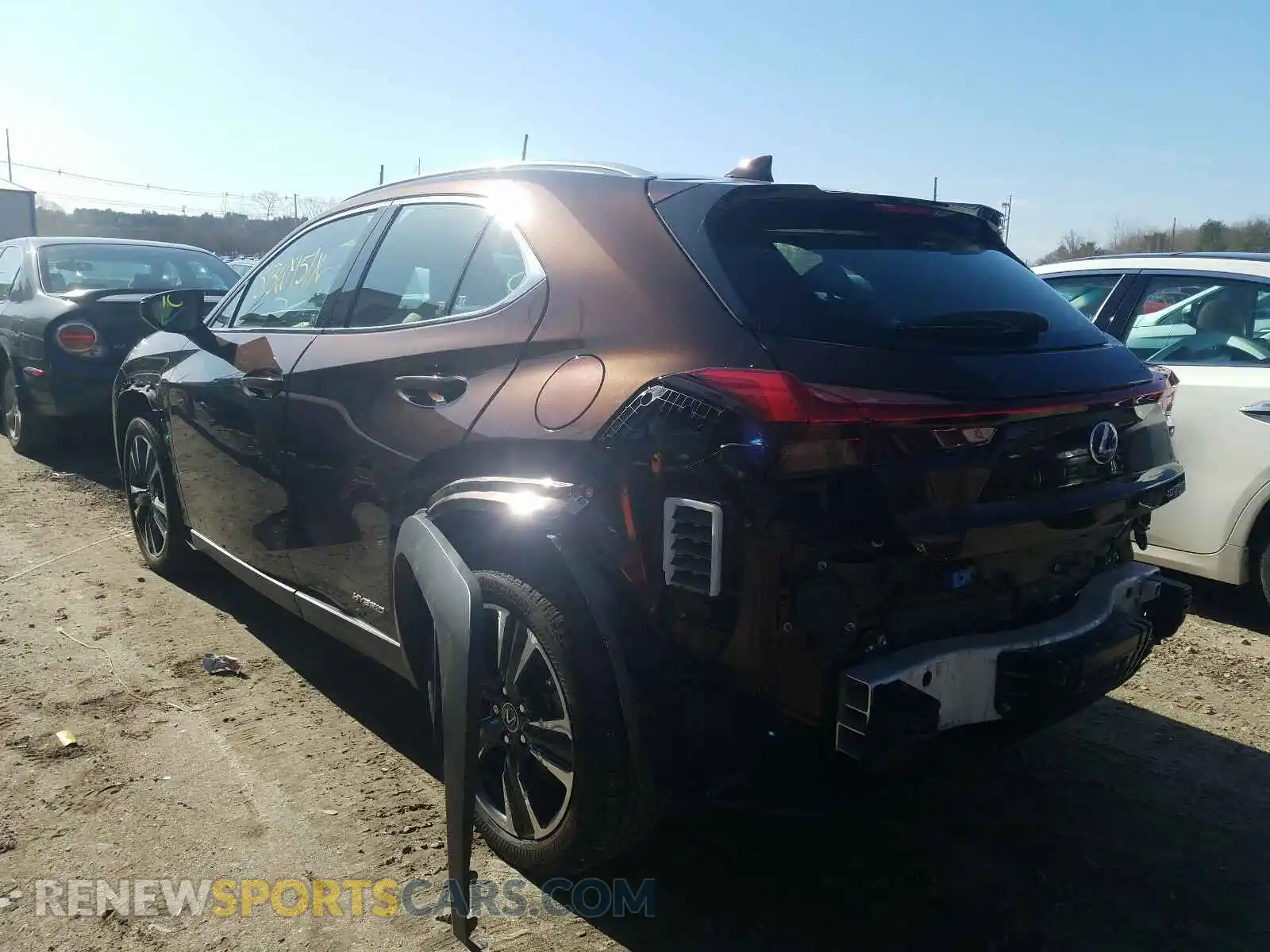 3 Photograph of a damaged car JTHP9JBH4L2033605 LEXUS UX 250H 2020