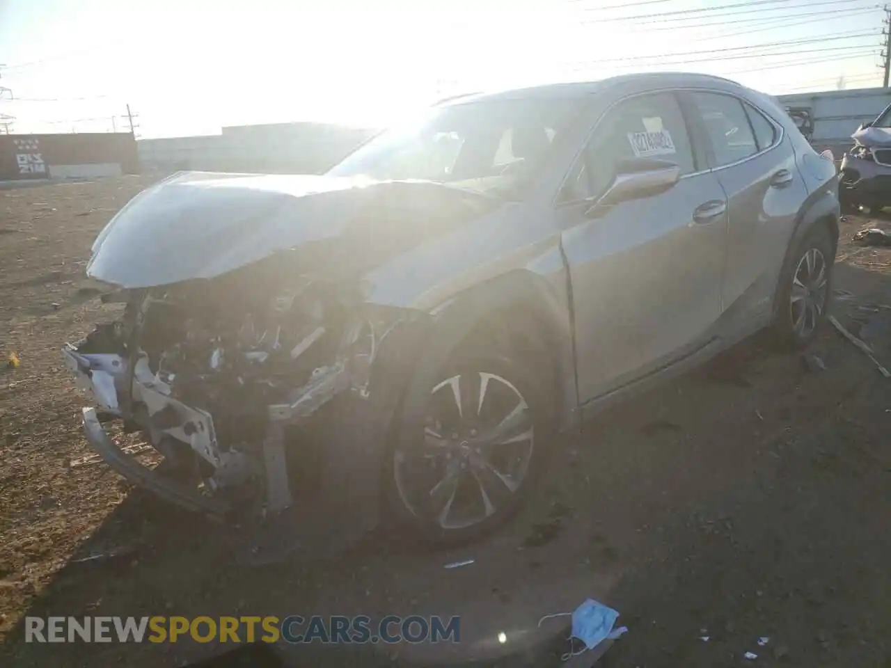 2 Фотография поврежденного автомобиля JTHP9JBH5L2031328 LEXUS UX 250H 2020