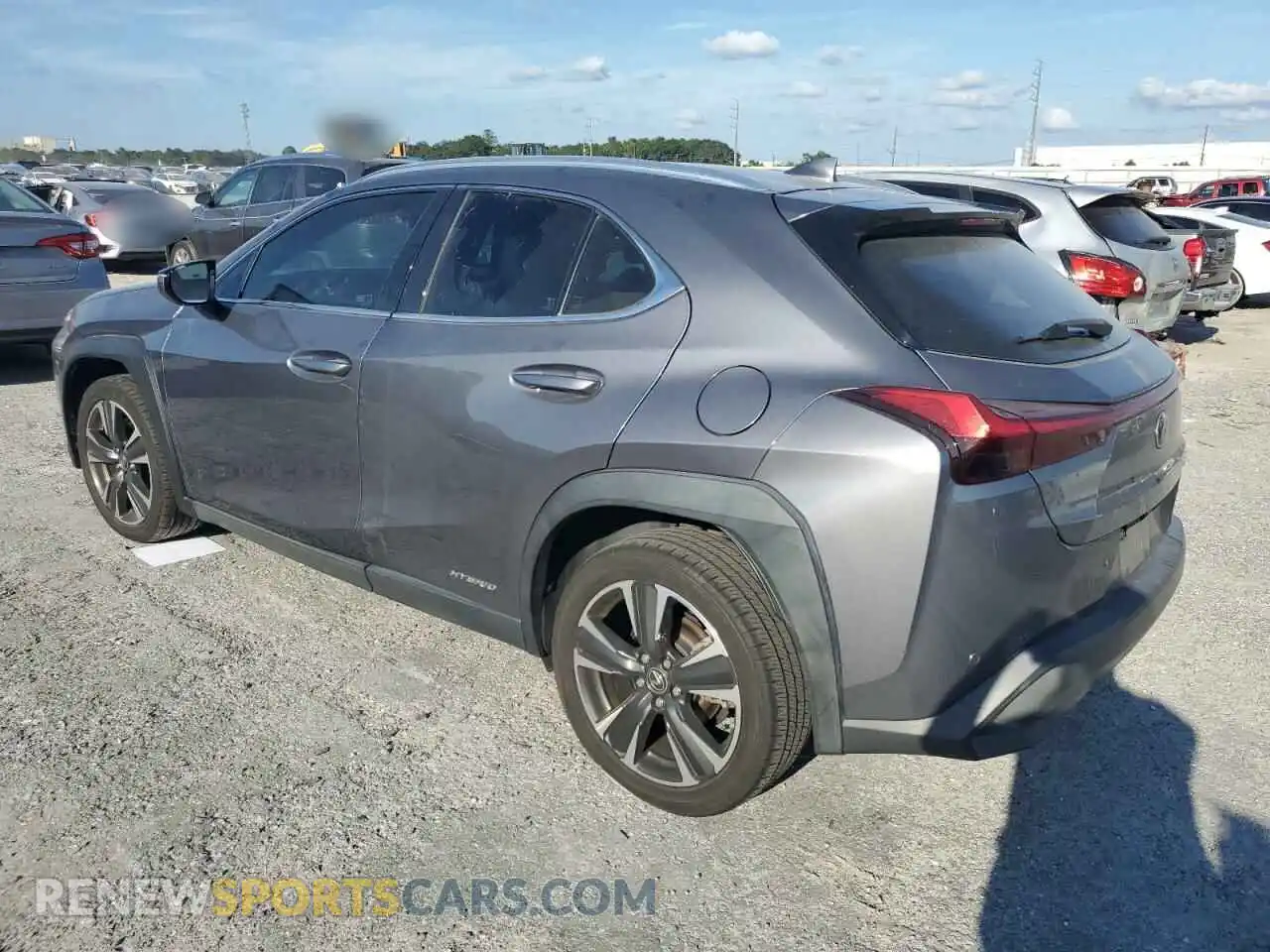 2 Фотография поврежденного автомобиля JTHP9JBH6L2023125 LEXUS UX 250H 2020