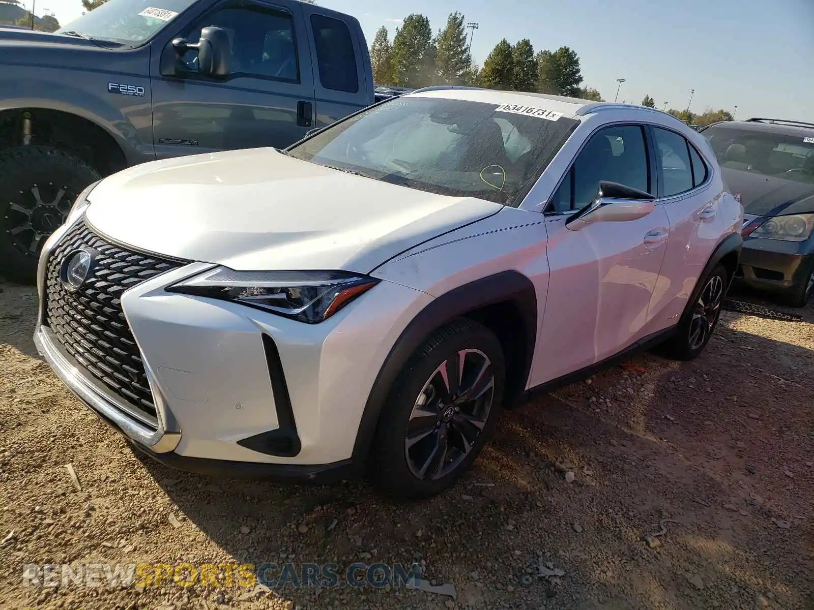 2 Photograph of a damaged car JTHP9JBH6L2030169 LEXUS UX 250H 2020
