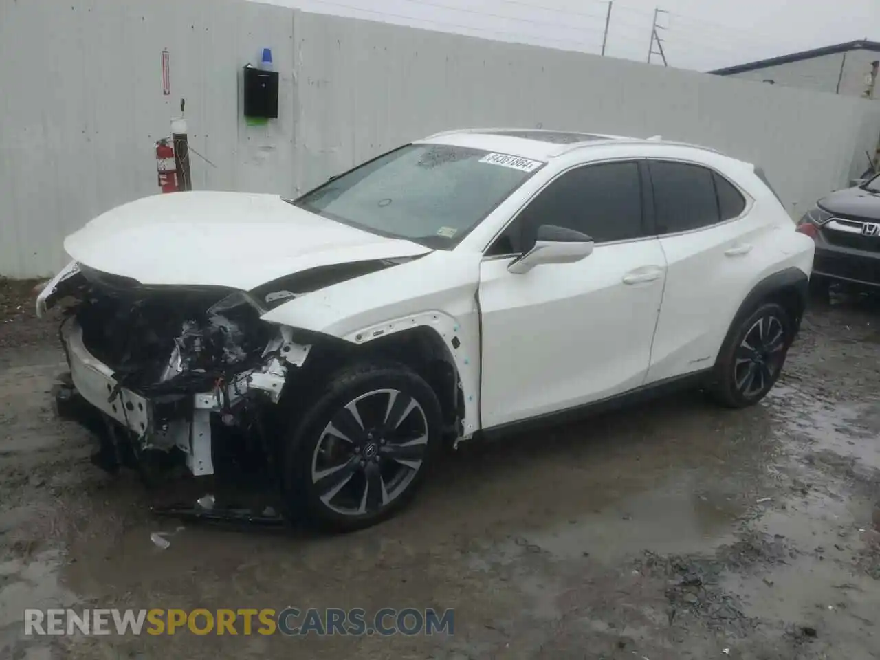 1 Photograph of a damaged car JTHP9JBH7L2025644 LEXUS UX 250H 2020