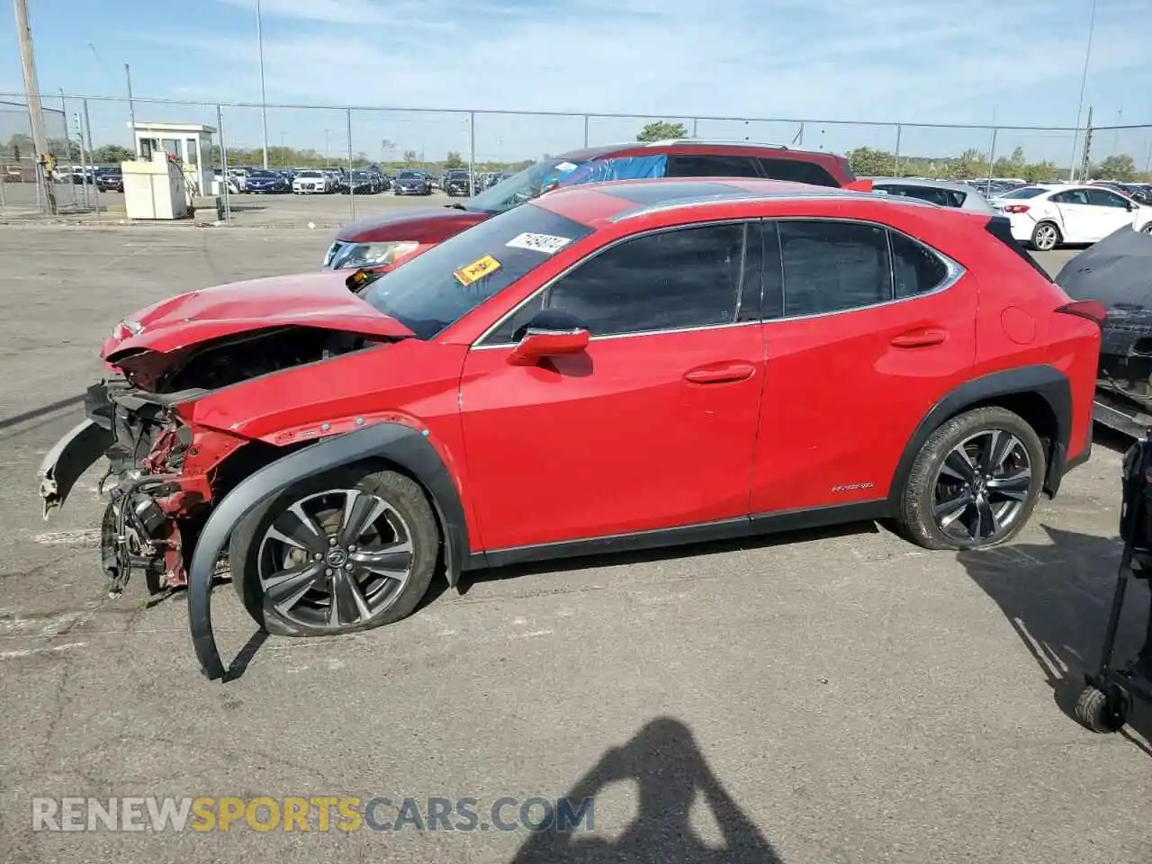 1 Photograph of a damaged car JTHP9JBH8L2028813 LEXUS UX 250H 2020