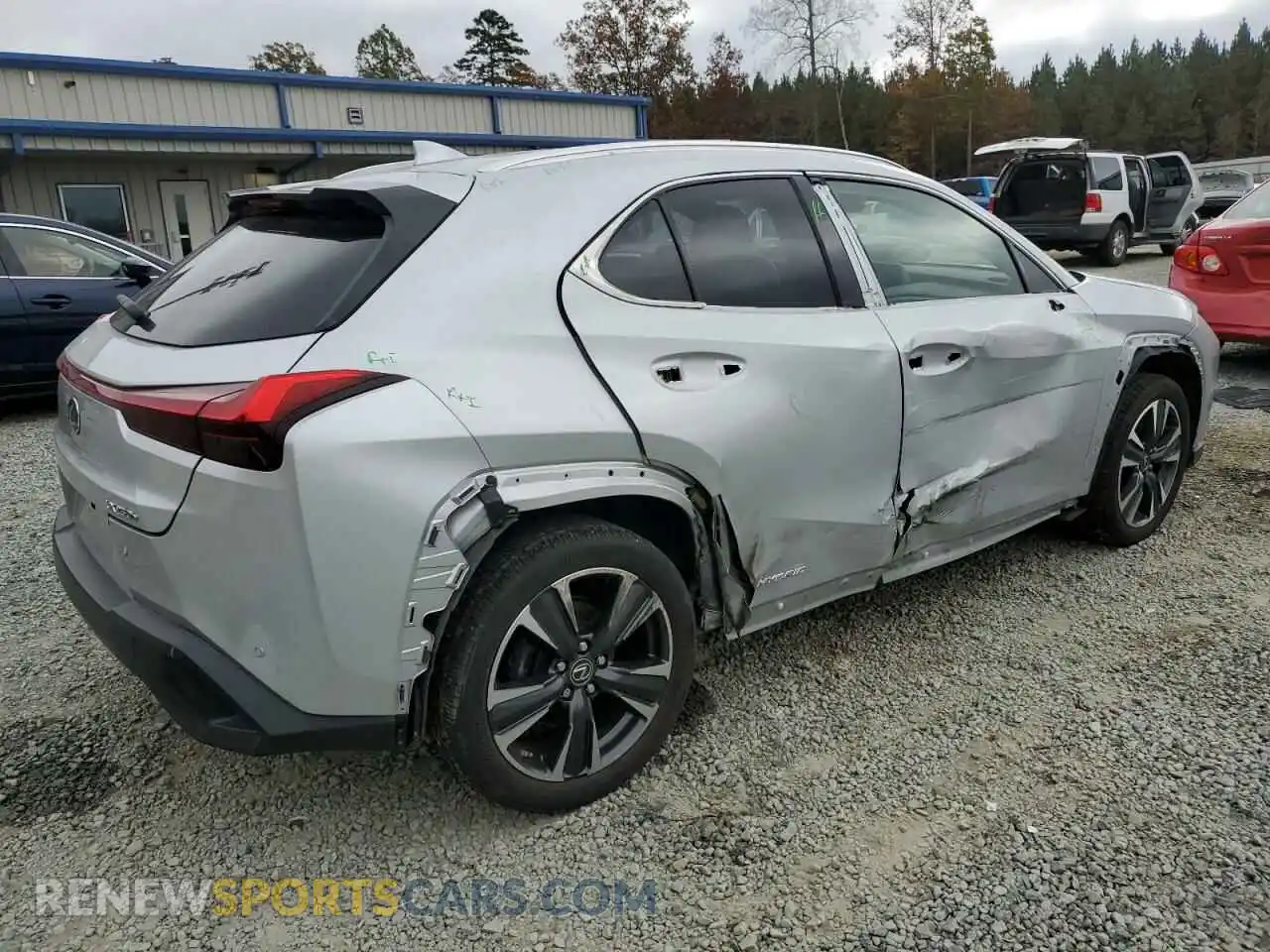 3 Photograph of a damaged car JTHP9JBH9L2032675 LEXUS UX 250H 2020