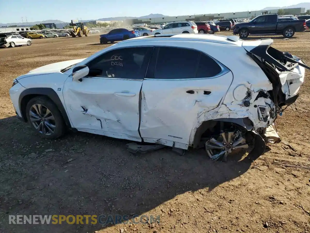 2 Photograph of a damaged car JTHR9JBH0L2029656 LEXUS UX 250H 2020