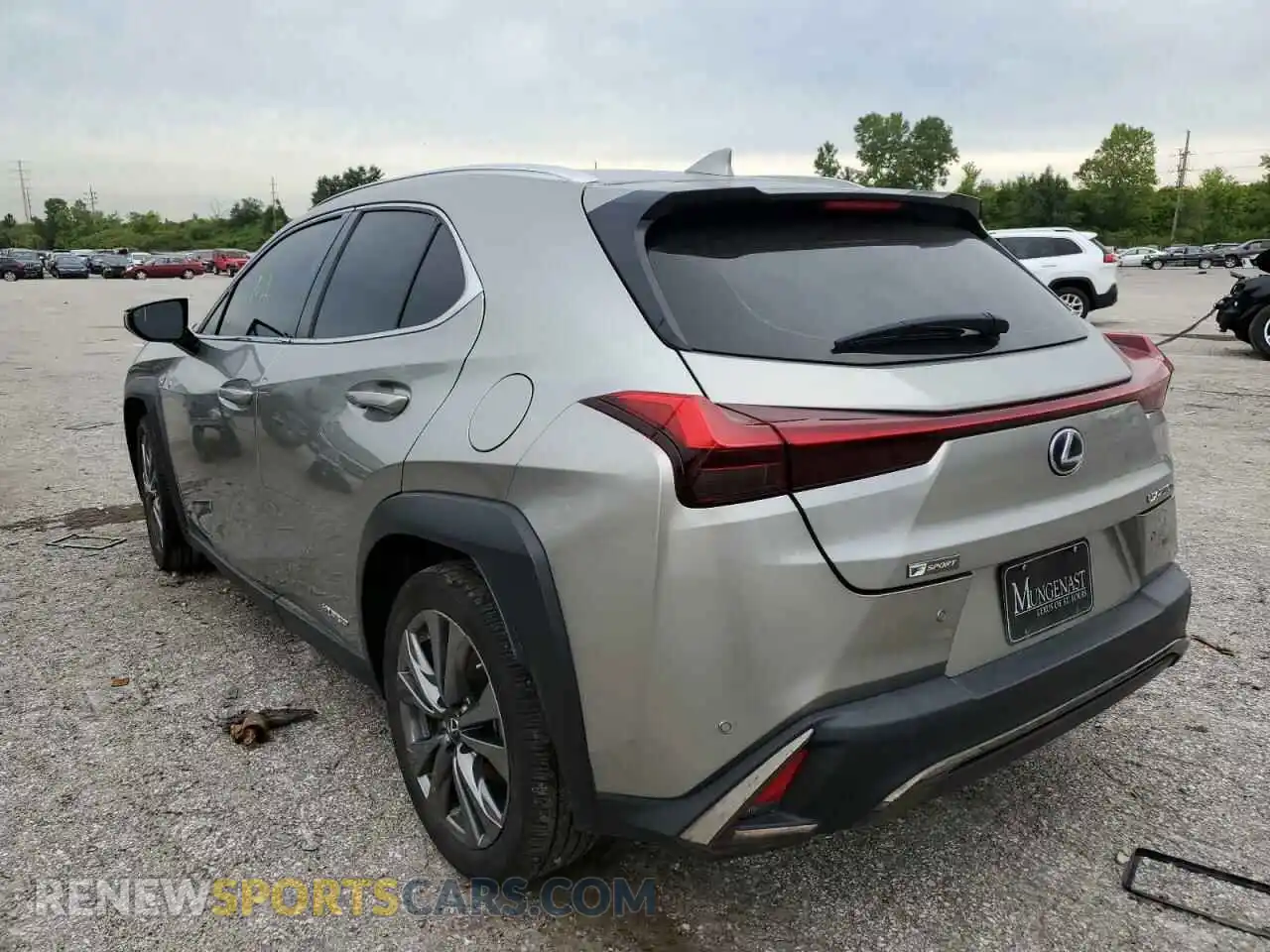 3 Photograph of a damaged car JTHR9JBH7L2033641 LEXUS UX 250H 2020