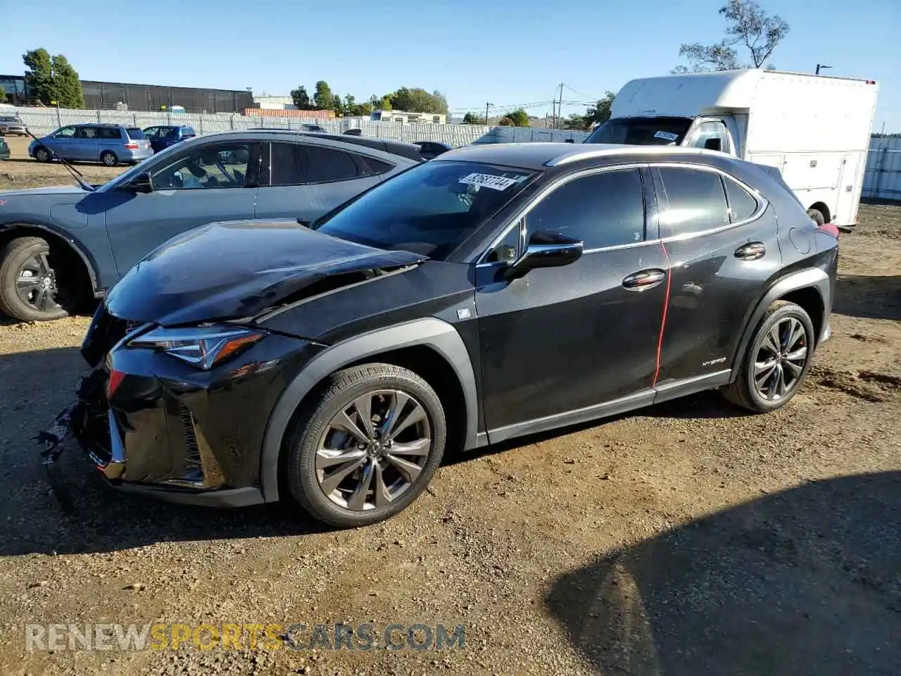 1 Photograph of a damaged car JTHE9JBH0M2036963 LEXUS UX 250H 2021