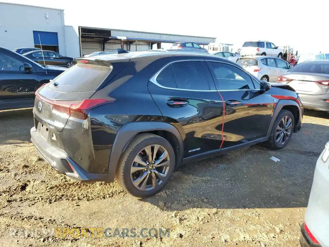3 Photograph of a damaged car JTHE9JBH0M2036963 LEXUS UX 250H 2021