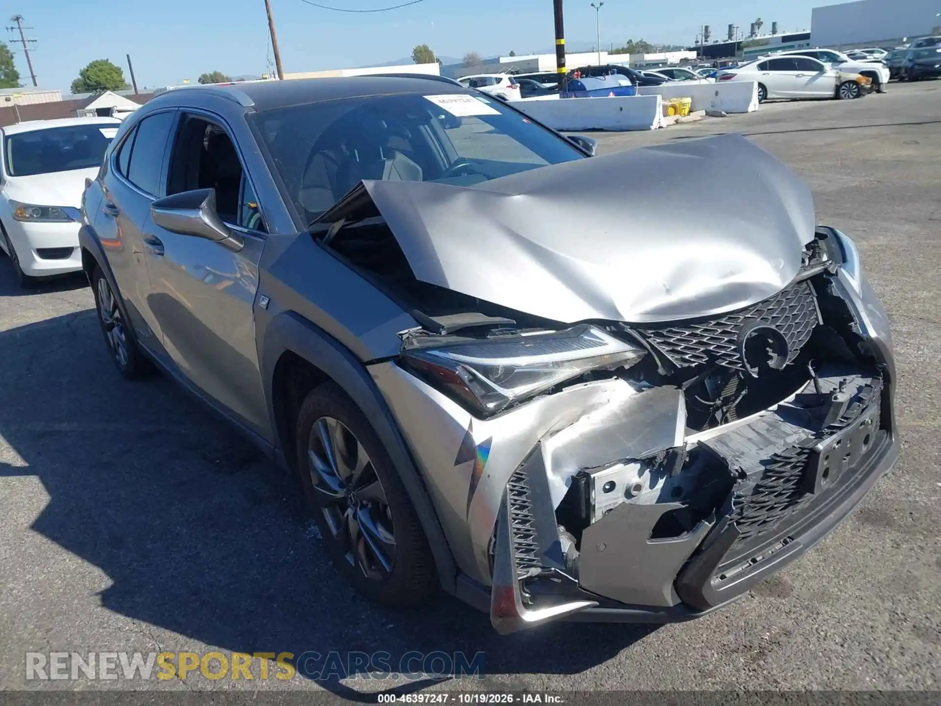 1 Photograph of a damaged car JTHE9JBH7M2046972 LEXUS UX 250H 2021