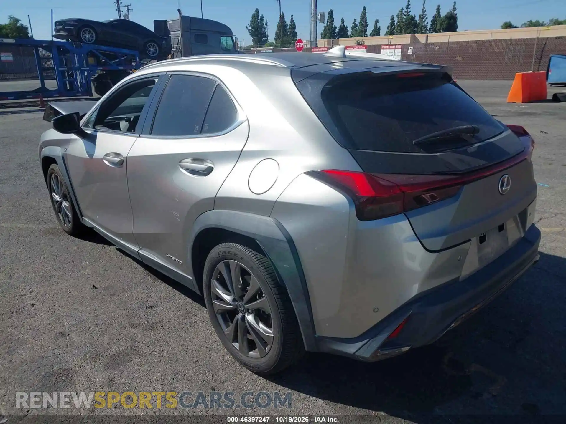 3 Photograph of a damaged car JTHE9JBH7M2046972 LEXUS UX 250H 2021