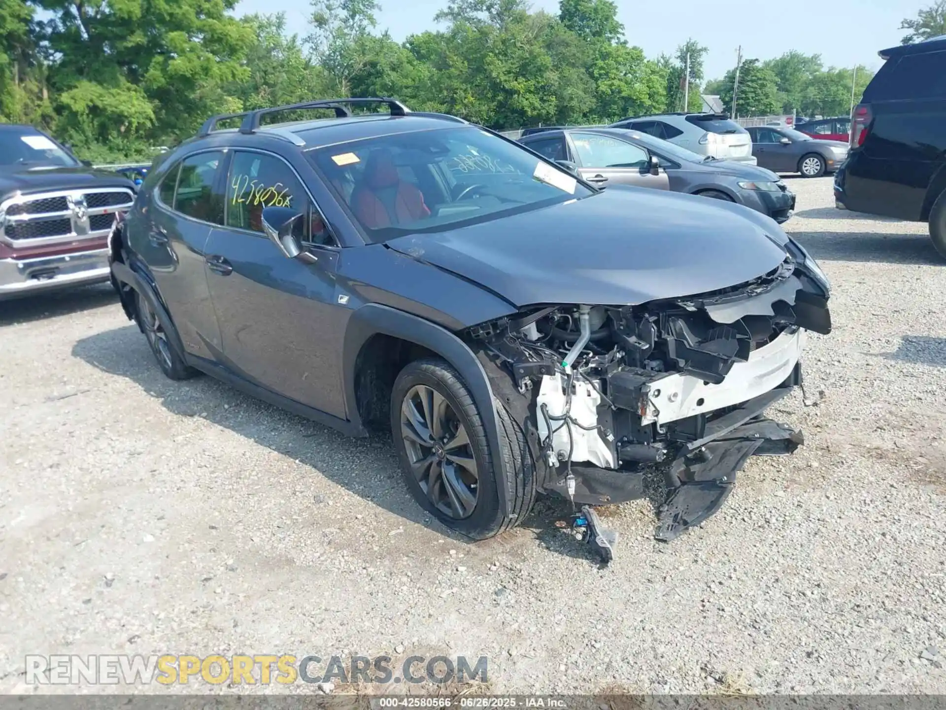 1 fotografías del automóvil dañado JTHE9JBHXM2045377 LEXUS UX 250H 2021