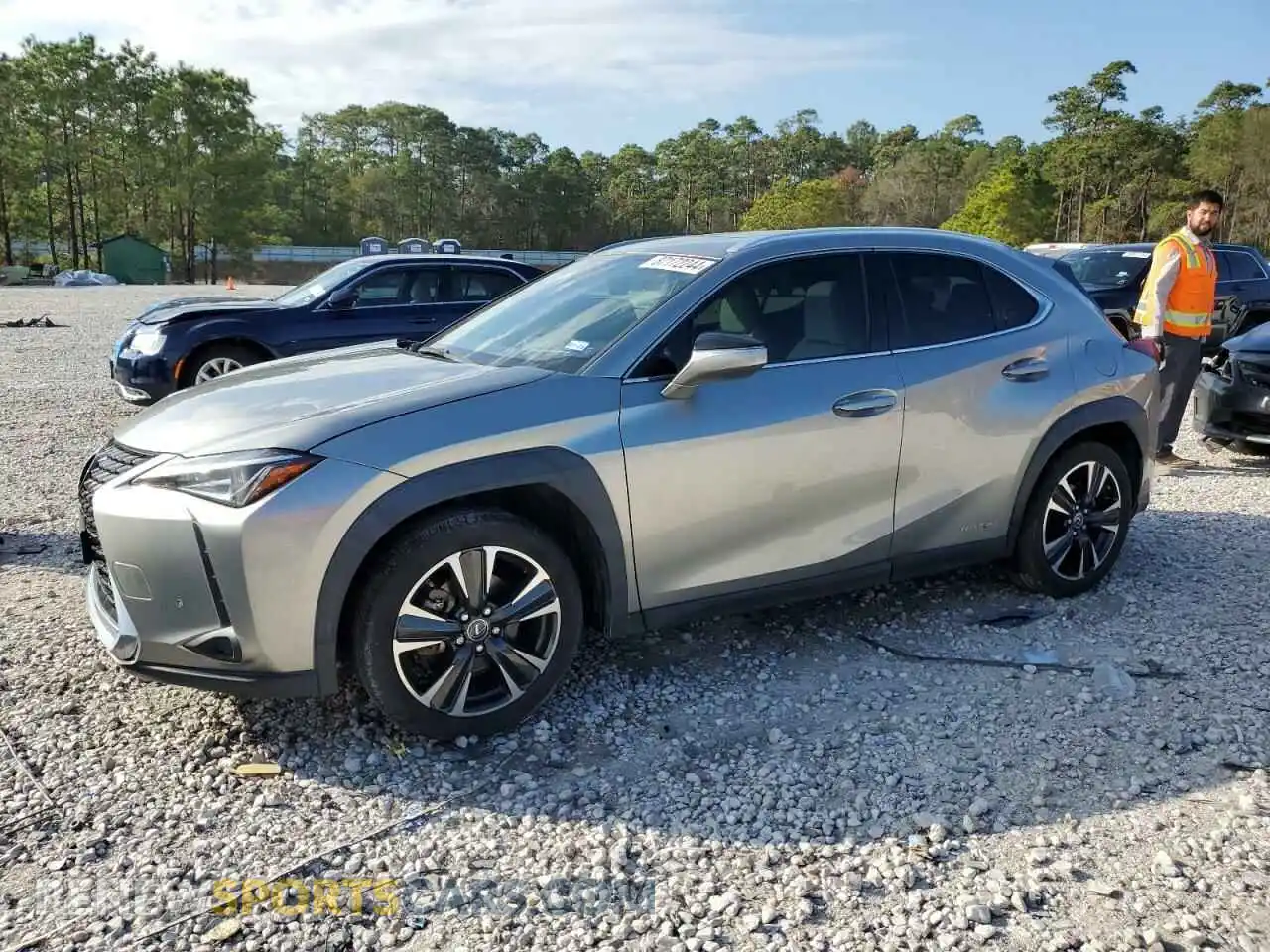 1 Photograph of a damaged car JTHP9JBH0M2041136 LEXUS UX 250H 2021