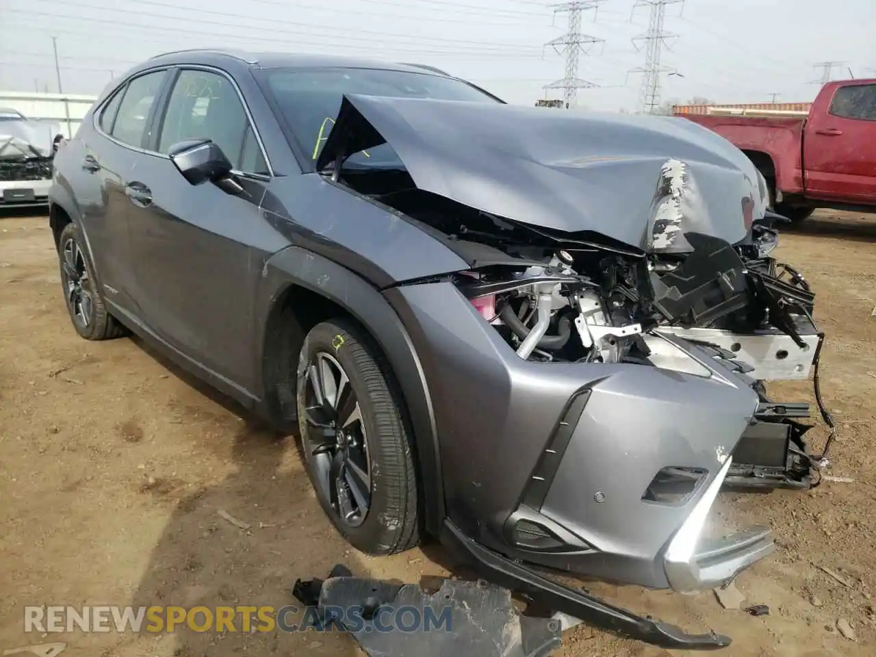 1 fotografías del automóvil dañado JTHP9JBH0M2054064 LEXUS UX 250H 2021