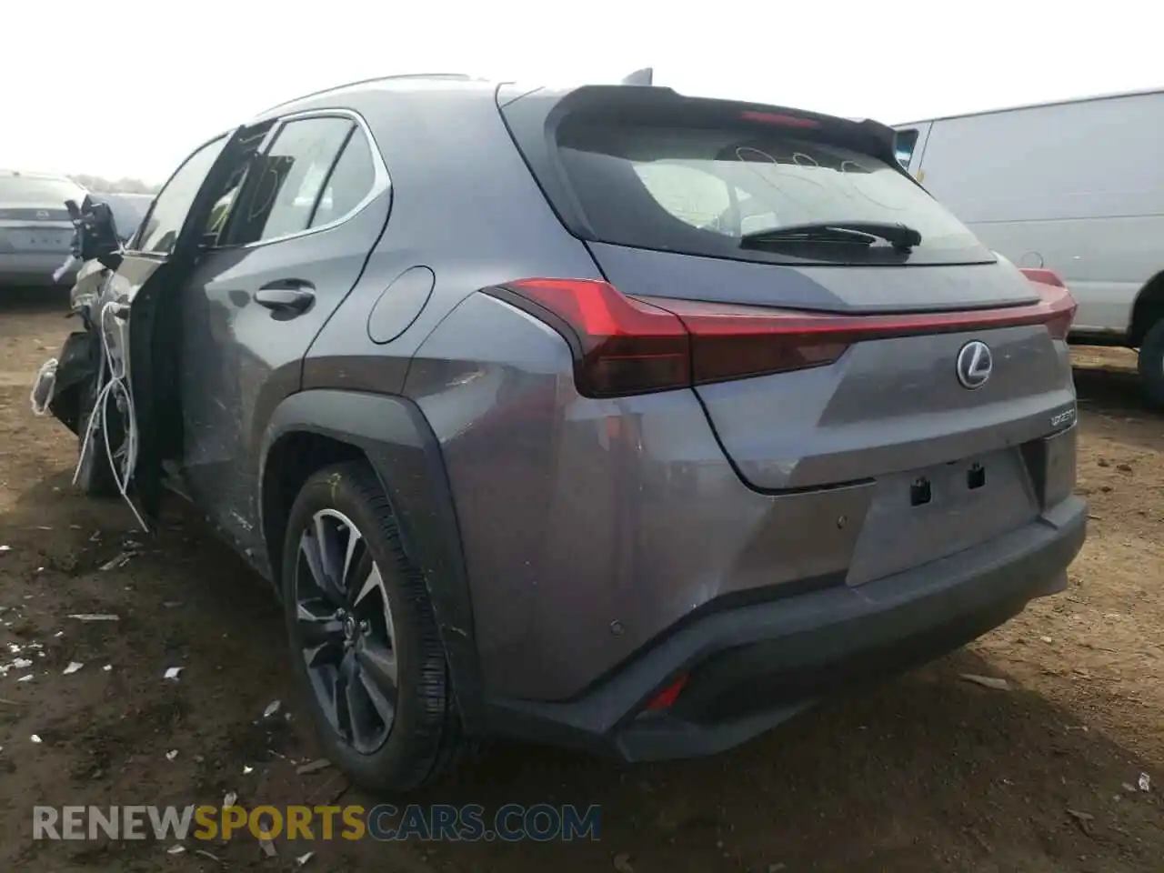 3 fotografías del automóvil dañado JTHP9JBH0M2054064 LEXUS UX 250H 2021