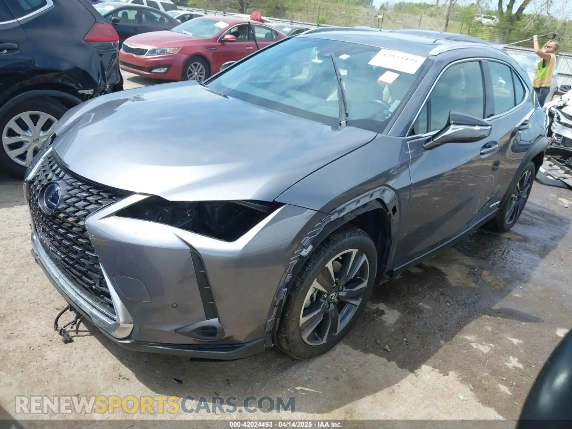 2 Photograph of a damaged car JTHP9JBH1M2040593 LEXUS UX 250H 2021