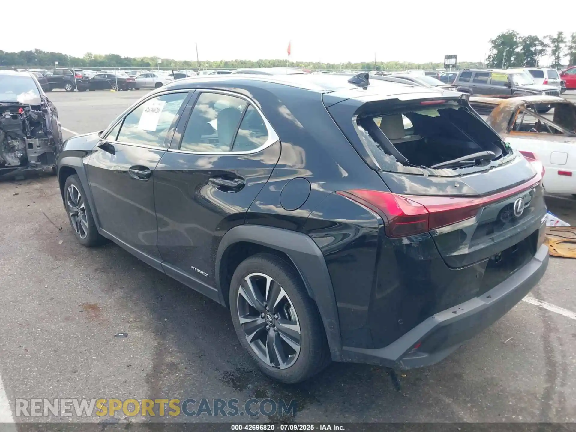 3 Photograph of a damaged car JTHP9JBH2M2052297 LEXUS UX 250H 2021
