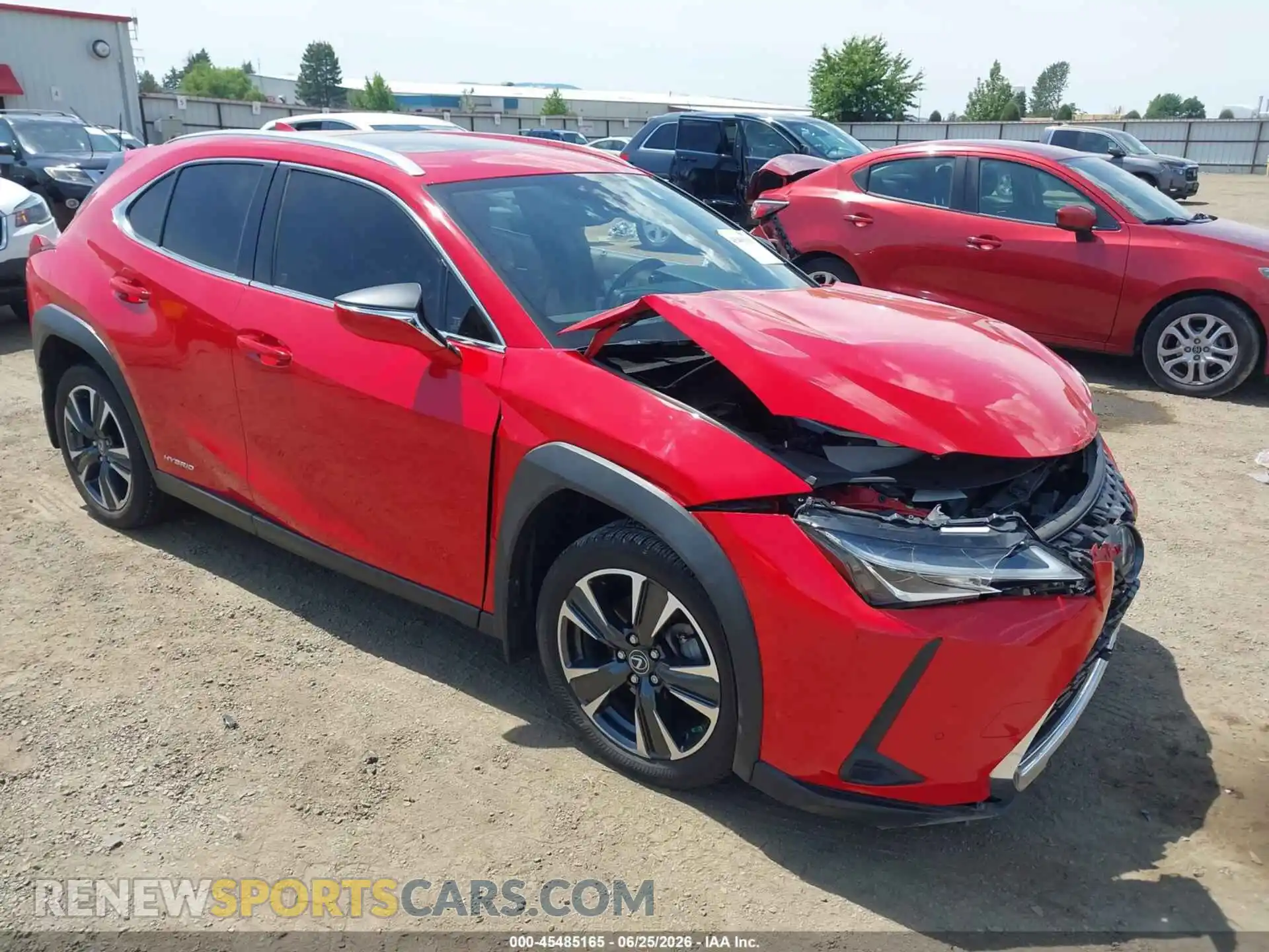1 Photograph of a damaged car JTHP9JBH4M2037459 LEXUS UX 250H 2021